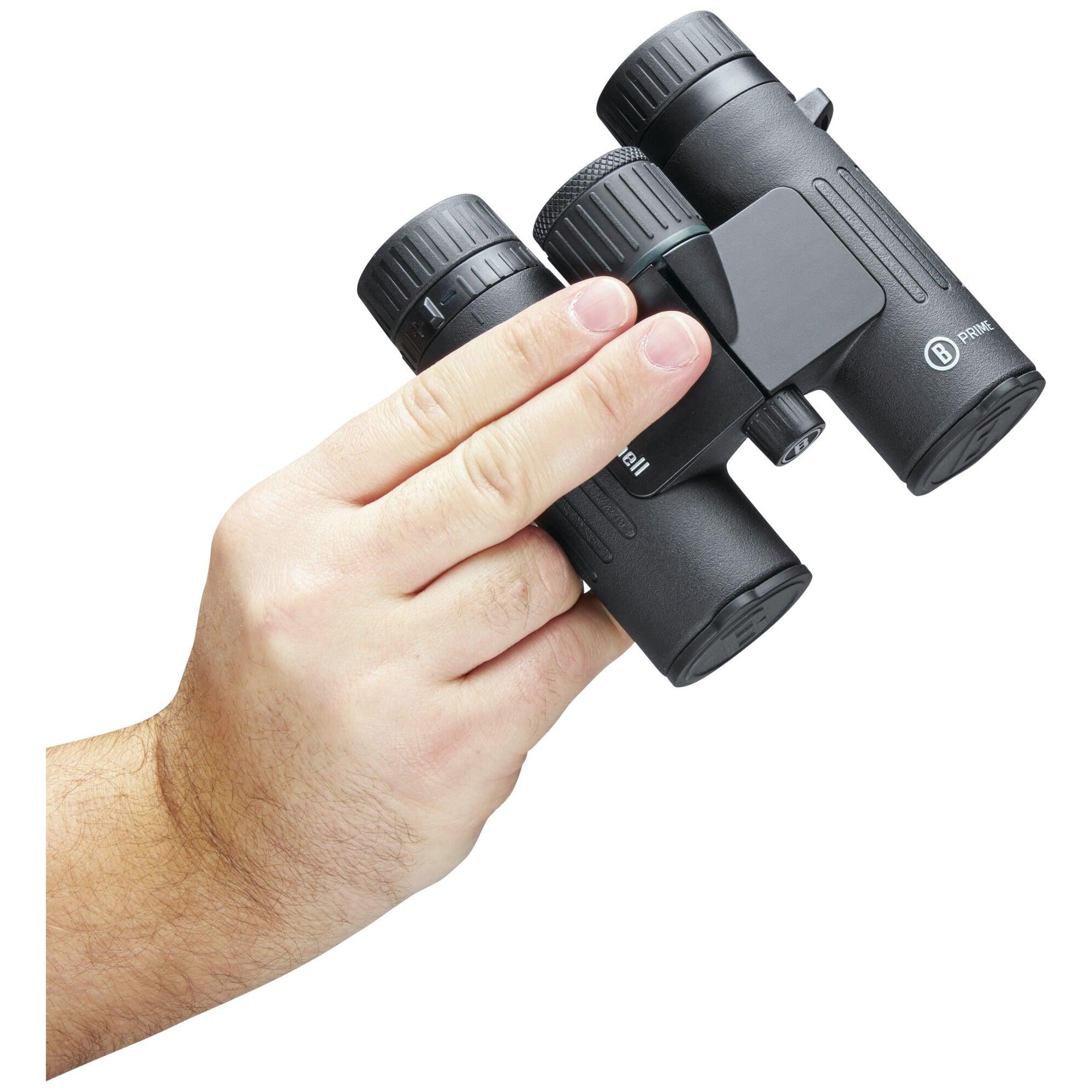 Bushnell Prime 10x28 Roof Prism Binoculars - Compact & Lightweight for Bird Watching, Hiking, and Outdoor Adventures