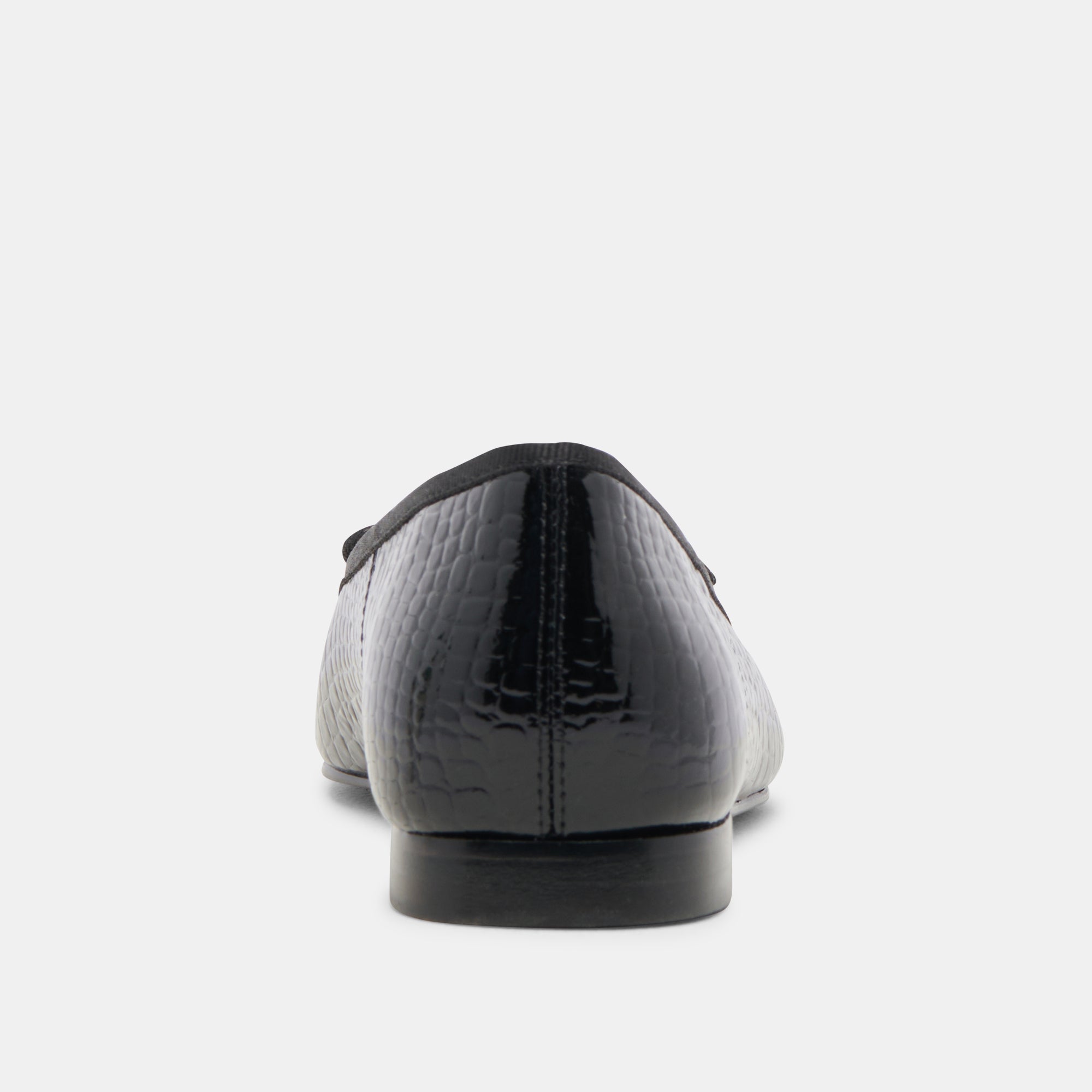 ANISA Noir Embossed Leather Ballet Flats - Comfortable Women's Shoes for Work, Travel & Casual Wear | re:vita