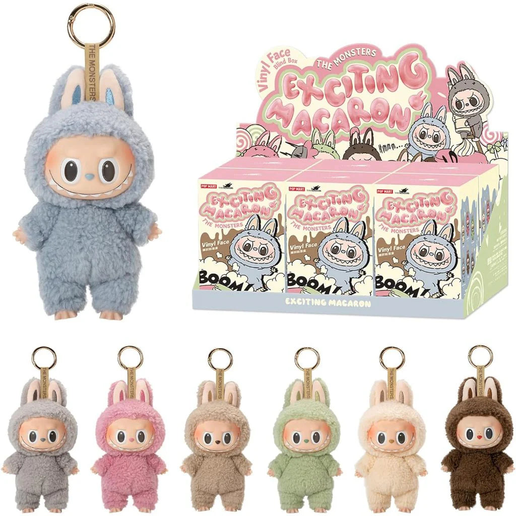 Pop Mart Labubu The Monsters Tasty Macarons Series Vinyl Figure - Cute Collectible Art Toy for Display & Decoration | Perfect for Anime Fans, Kawaii Lovers & Home/Office Decor