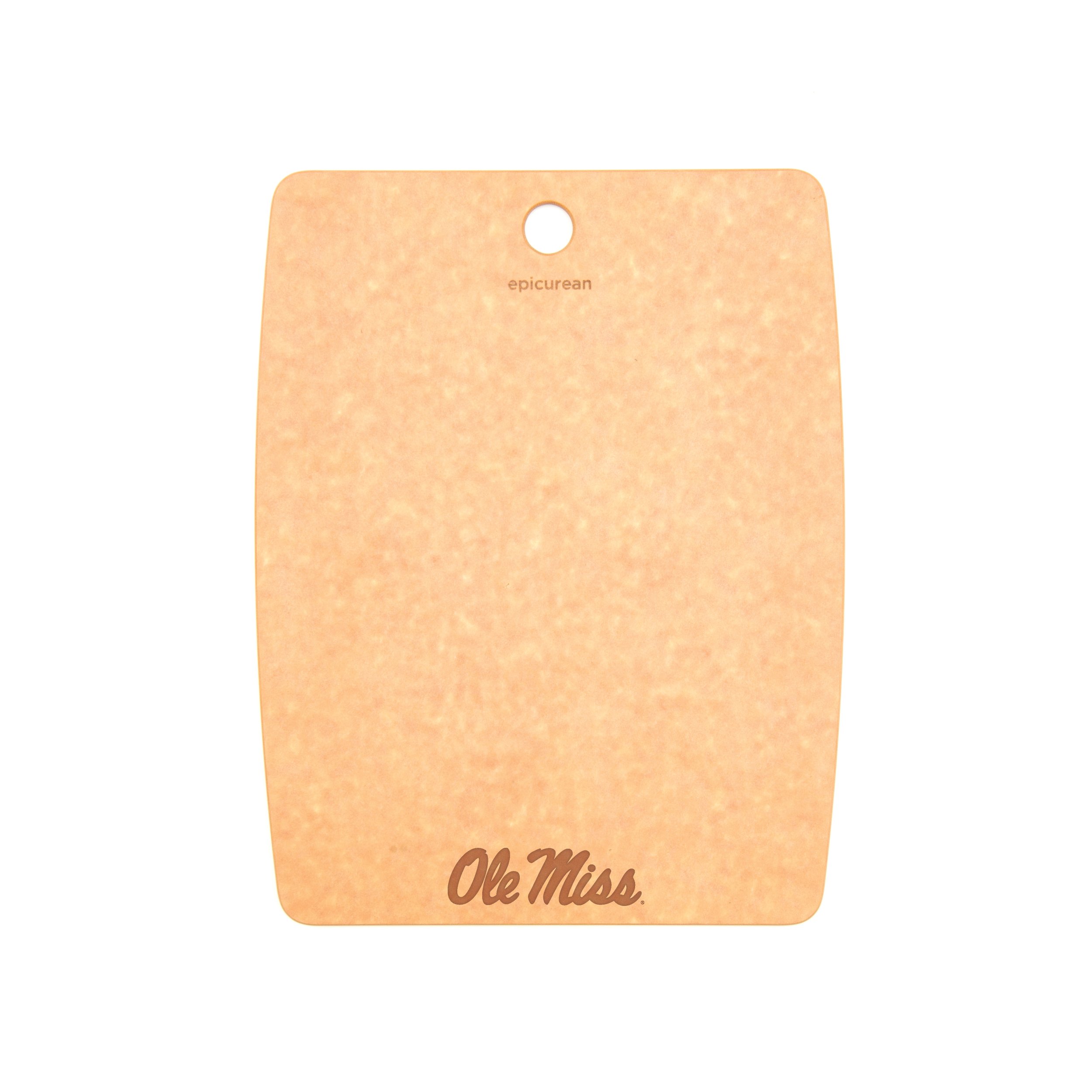 Ole Miss Rebels Wood Cutting Board 11.5x9 Inches - Natural Bamboo Serving Tray for Cheese, Charcuterie & Entertaining - University of Mississippi Kitchen Gift for Fans