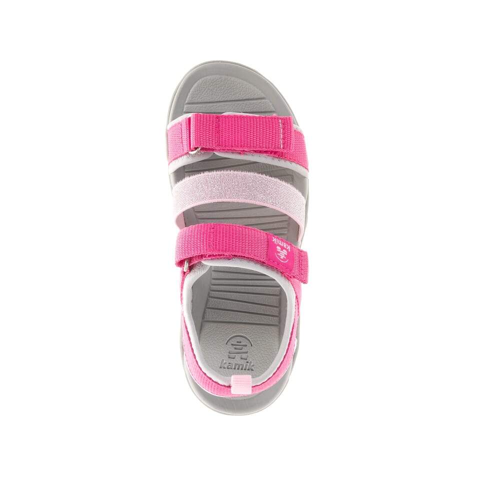 Kamik Pink Coast Kids' Water Sandals - Comfortable & Durable Beach Shoes for Girls & Boys - Perfect for Beach, Pool, and Outdoor Play