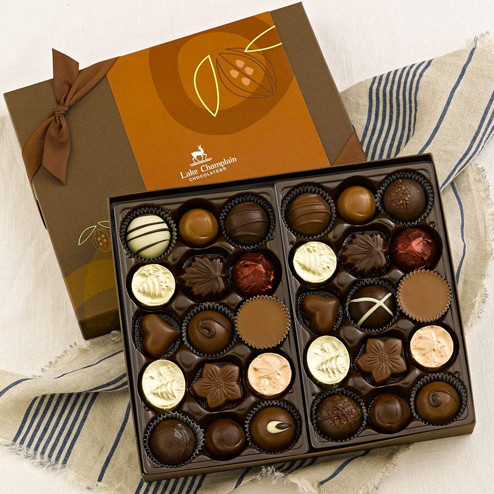 Premium Lake Champlain Gourmet Chocolate Assortment Gift Box - 30 Piece Luxury Chocolate Collection (1.1 lbs) - Perfect for Holidays, Corporate Gifts & Special Occasions