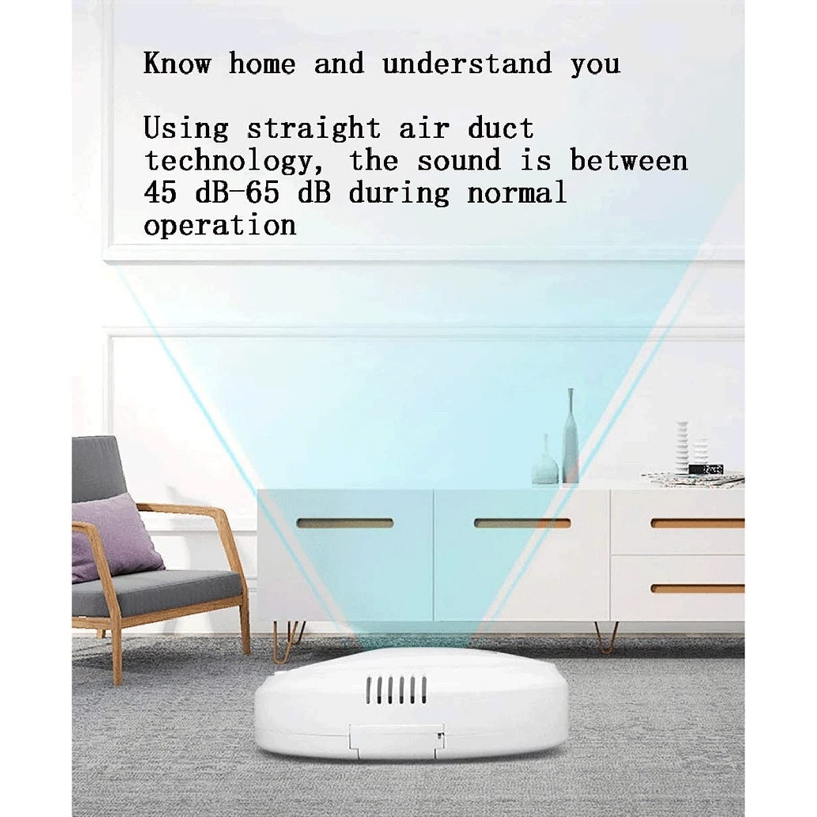 Smart Self-Charging Robot Vacuum Cleaner - Ultra Quiet, Auto Cleaning for Hardwood Floors, Carpets & Pet Hair - Perfect for Home, Office & Pet Owners (Black)
