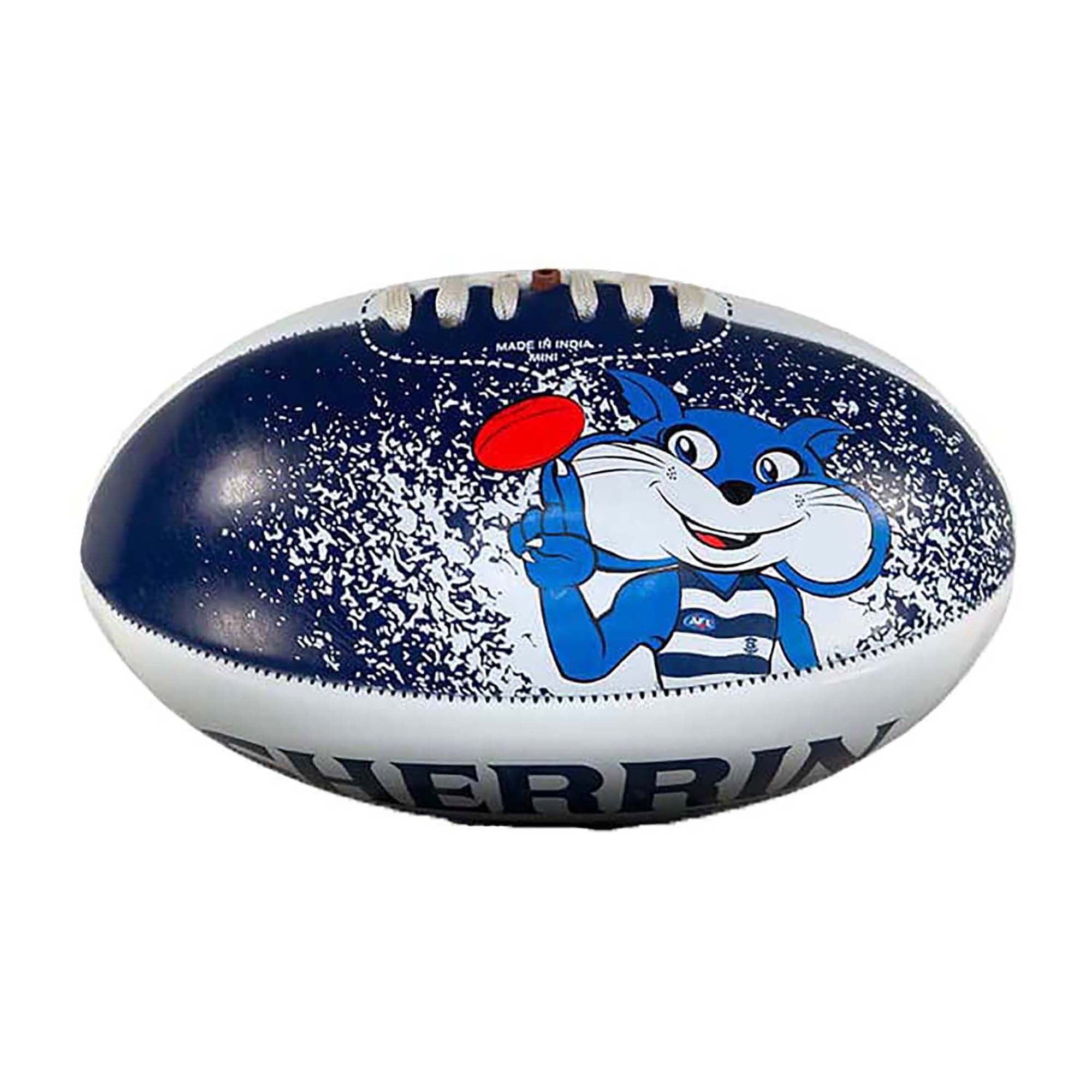Geelong Cats AFL 20cm Soft Football - Perfect for Kids Play, Training, and Fan Gifts