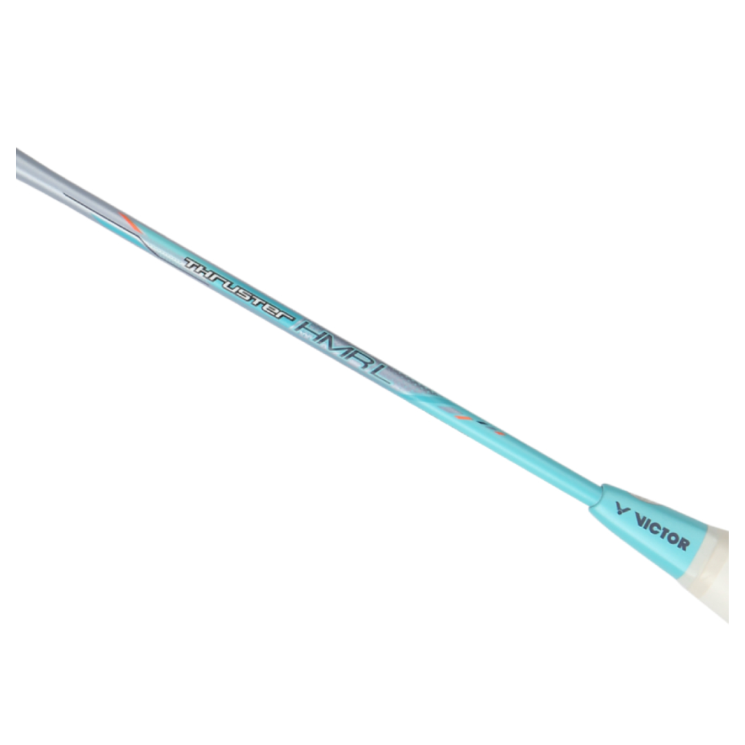 Thruster K HMR Lightweight Pre-Strung Badminton Racket - Aqua Blue | Professional Badminton Equipment for Training & Competitive Play