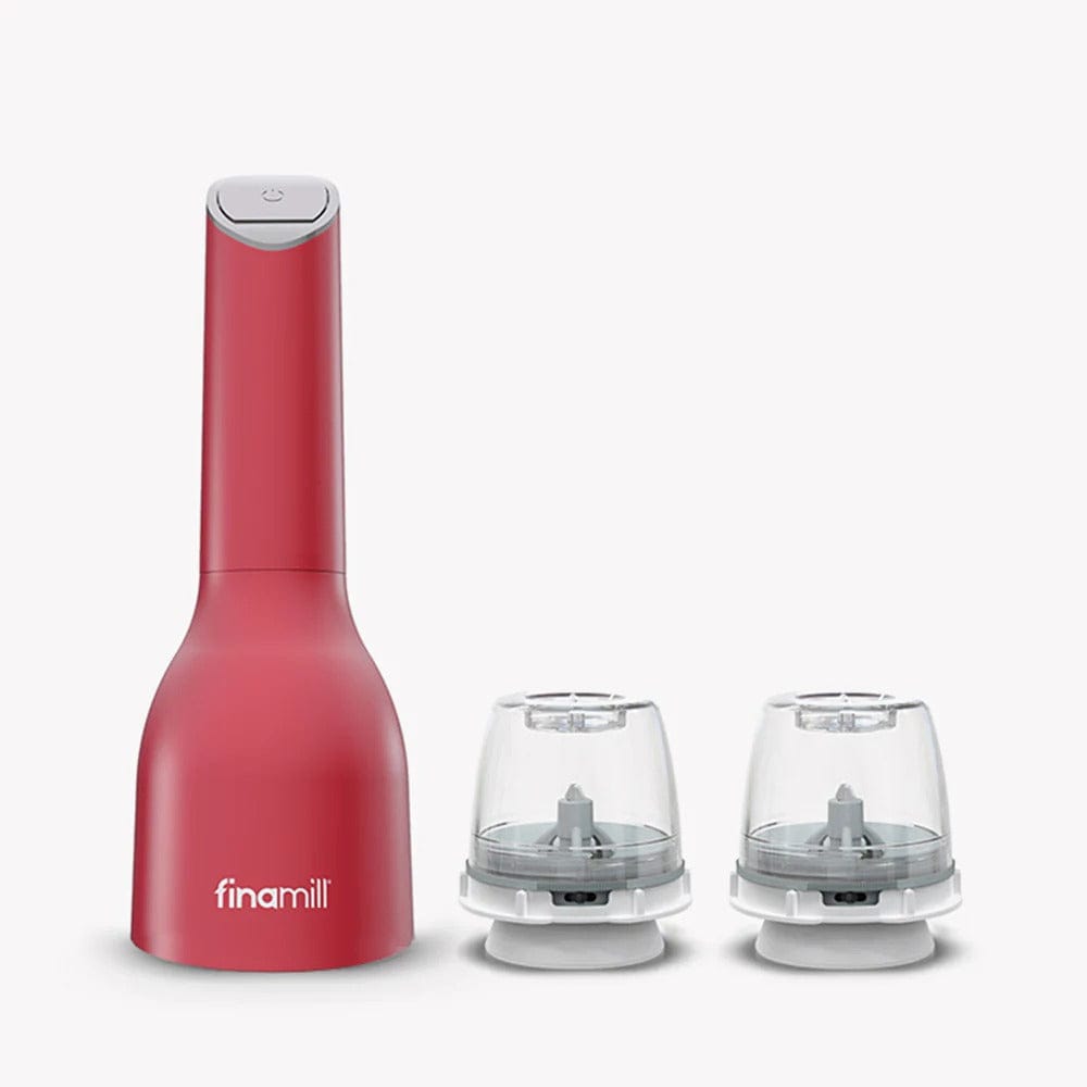 Premium FinaMill Spice Grinder for Fresh Herbs & Spices - Electric Mill with Removable Pods - Perfect for Sangria, Cocktails & Cooking - Ideal for Home Chefs & Bartenders