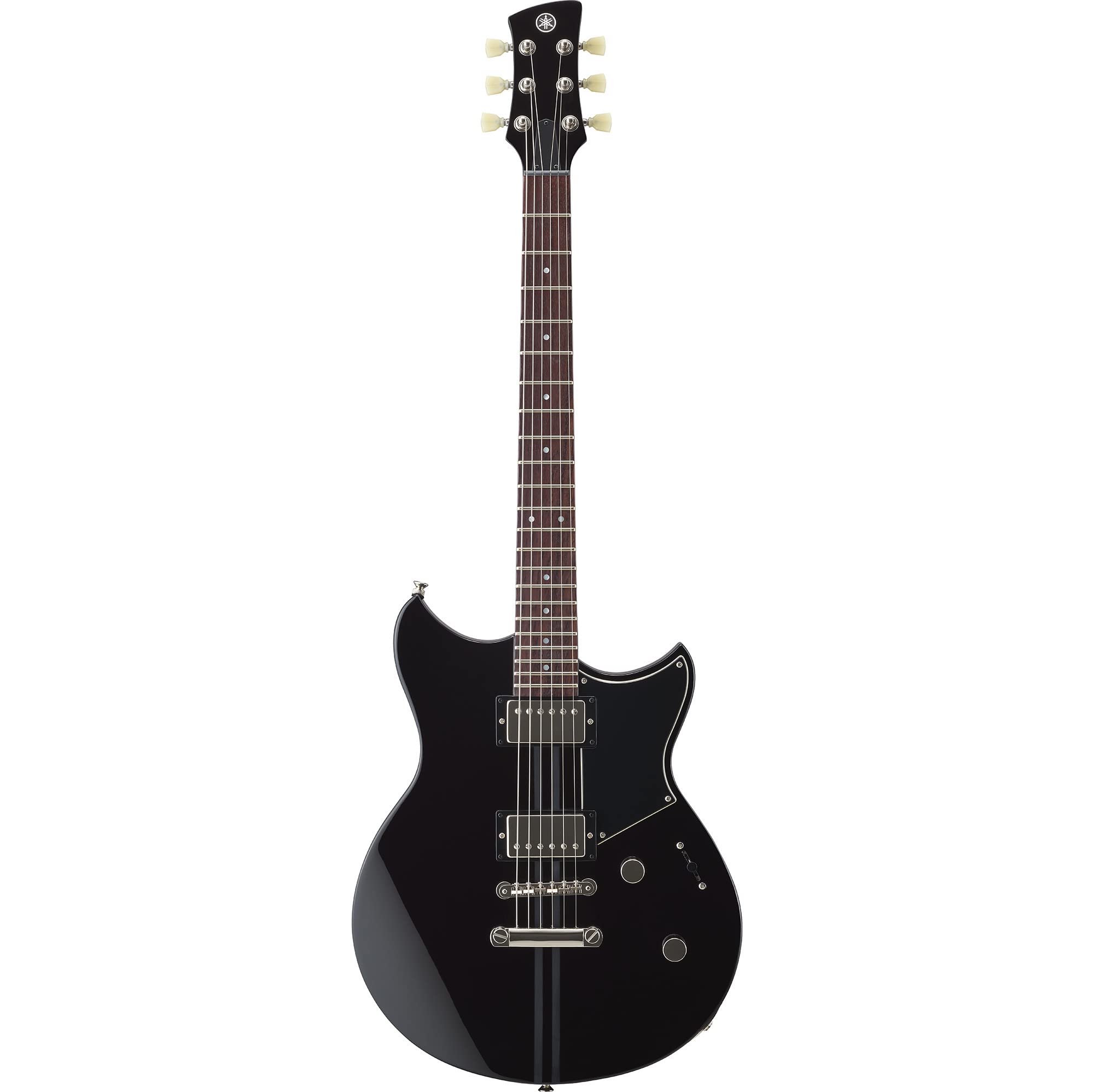 Yamaha Revstar Element RSE20 BL Electric Guitar - Professional Solid Body Guitar with P90 Pickups, Black Finish | Perfect for Rock, Blues & Stage Performances