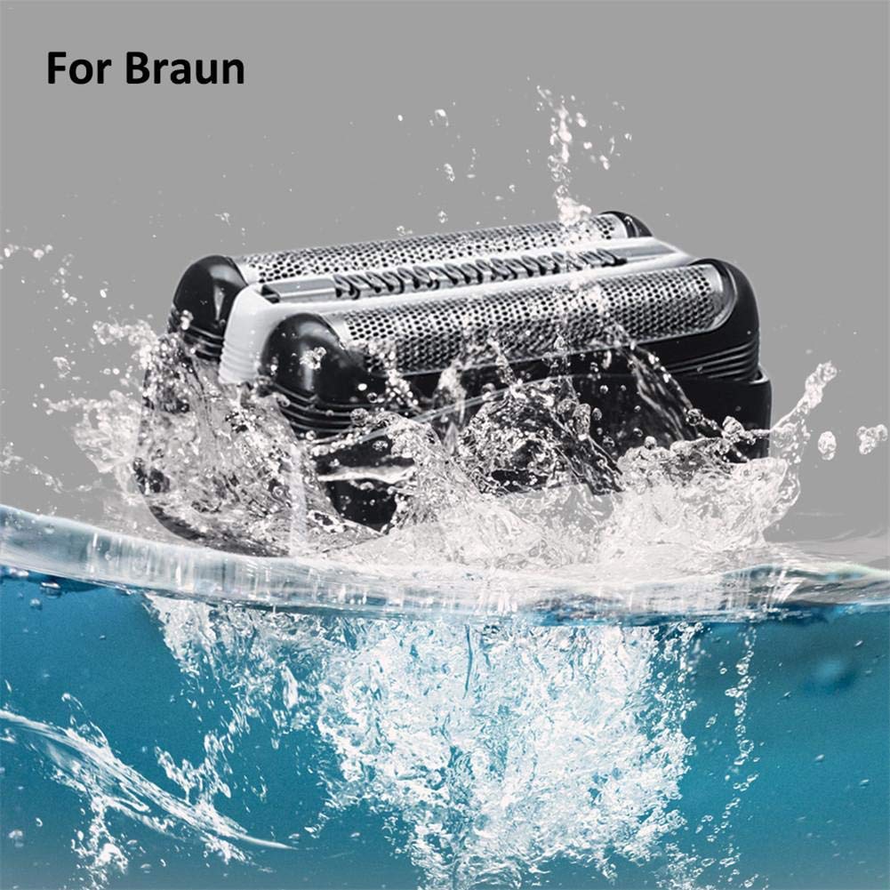 YTXXDEUS Replacement Shaver Head for Braun Series 3 21B 32B 3070cc - Silver Foil & Cutter - Perfect for Men's Electric Shaver Maintenance & Smooth Shaving at Home or Travel