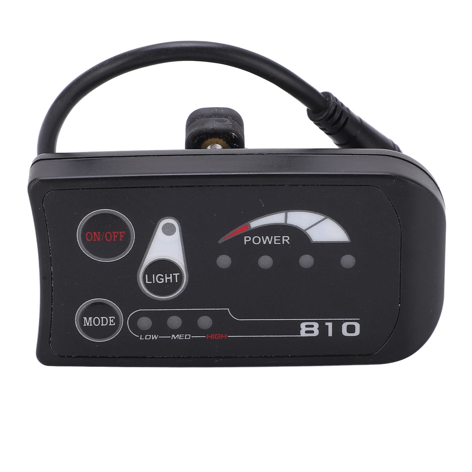 S810 36V 48V Waterproof Electric Bike LED Display Panel - Customizable Settings, Speedometer & Battery Meter for E-Bike Control | Perfect for Commuting, Mountain & City Riding