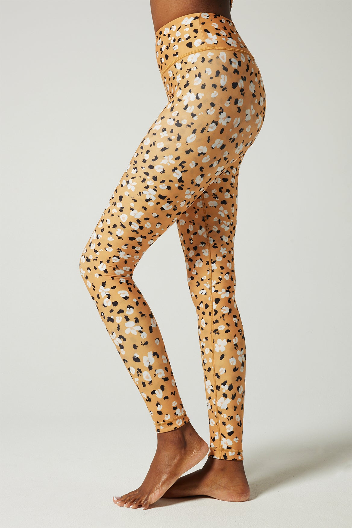 Aria High Waisted Leggings with Leopard Print - Soft & Stretchy Workout Yoga Pants for Women - Perfect for Gym, Running, and Lounge Wear