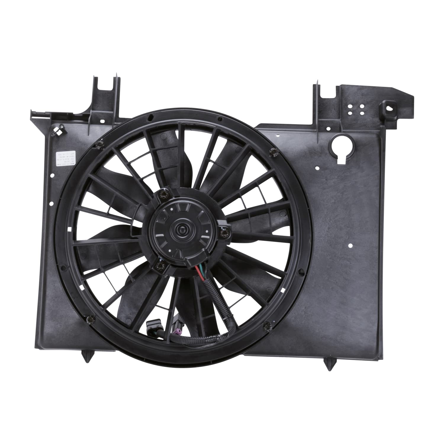 TYC 621200 Volvo 70 Series Replacement Radiator & Condenser Cooling Fan Assembly - Compatible with Volvo S60, S80, XC70, XC90 - Perfect for Engine Cooling & AC System Repair