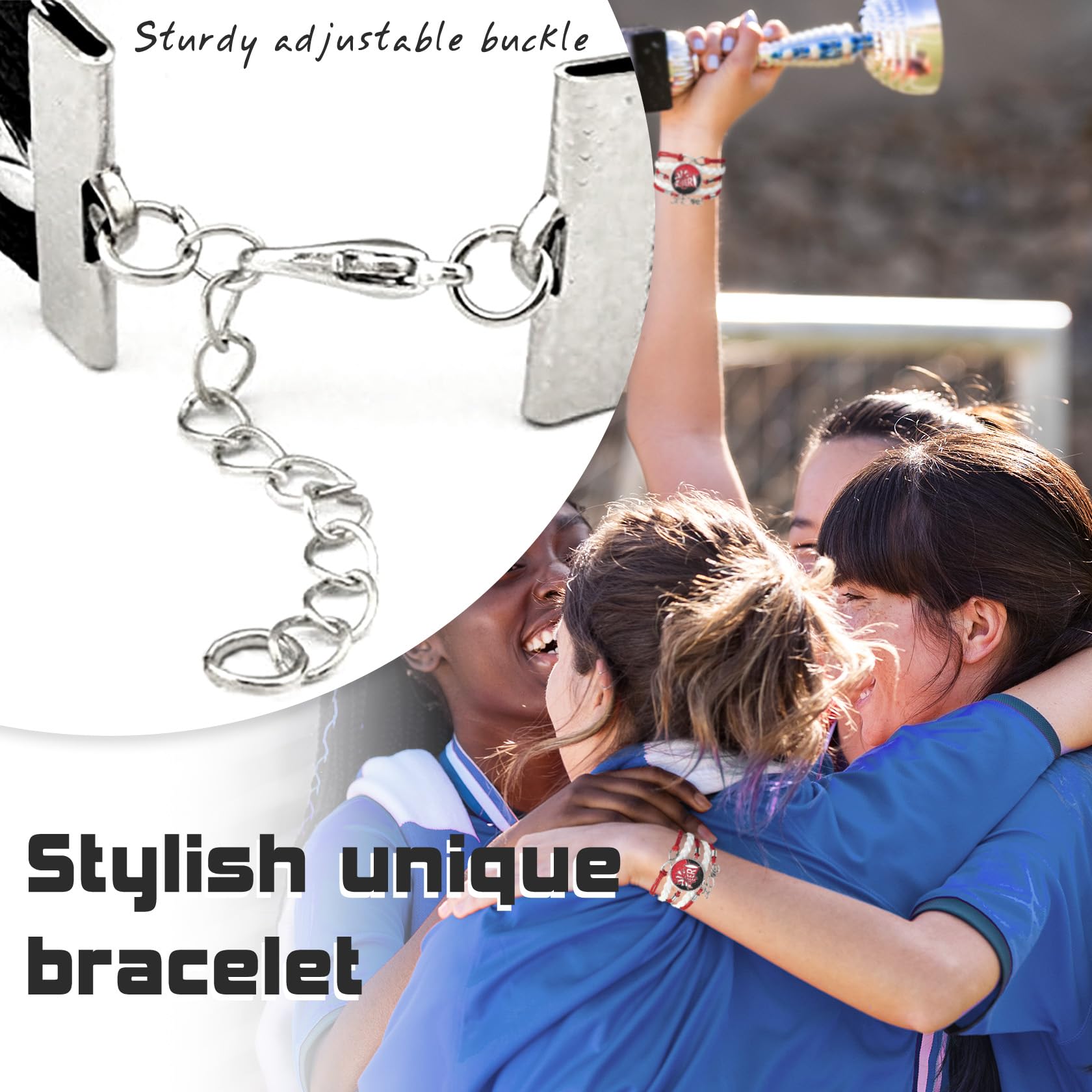 Personalized Initial Charm Gymnastics Bracelets for Teen Girls - Custom Name Jewelry for Sports Teams, Ballerinas, Birthday & Christmas Gifts - Perfect for Competitions, Dance Recitals & Special Occasions