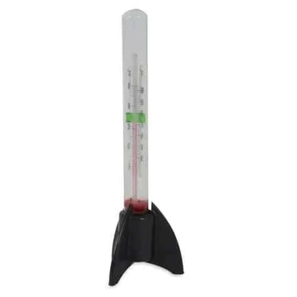 JW Pet Company Smart Temp Standing Thermometer - Digital Aquarium Water Temperature Gauge for Fish Tanks - Monitor Tank Conditions for Tropical Fish, Goldfish & Aquatic Pets