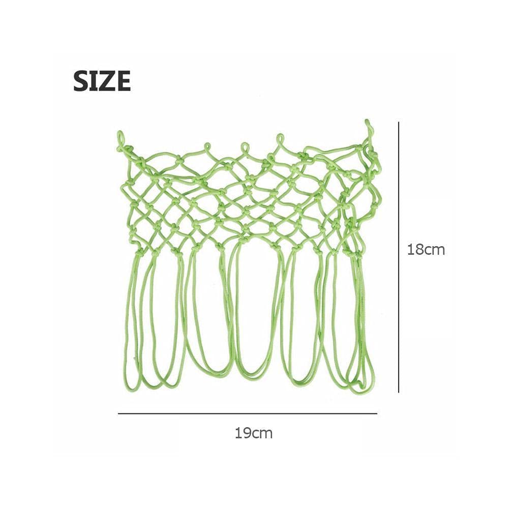 Glow in The Dark Basketball Net - Luminous Replacement Hoop Net for Outdoor & Indoor Use - All Weather Anti-Whip Basketball Goal Net - Perfect for Night Games, Backyard Play & Driveway Practice