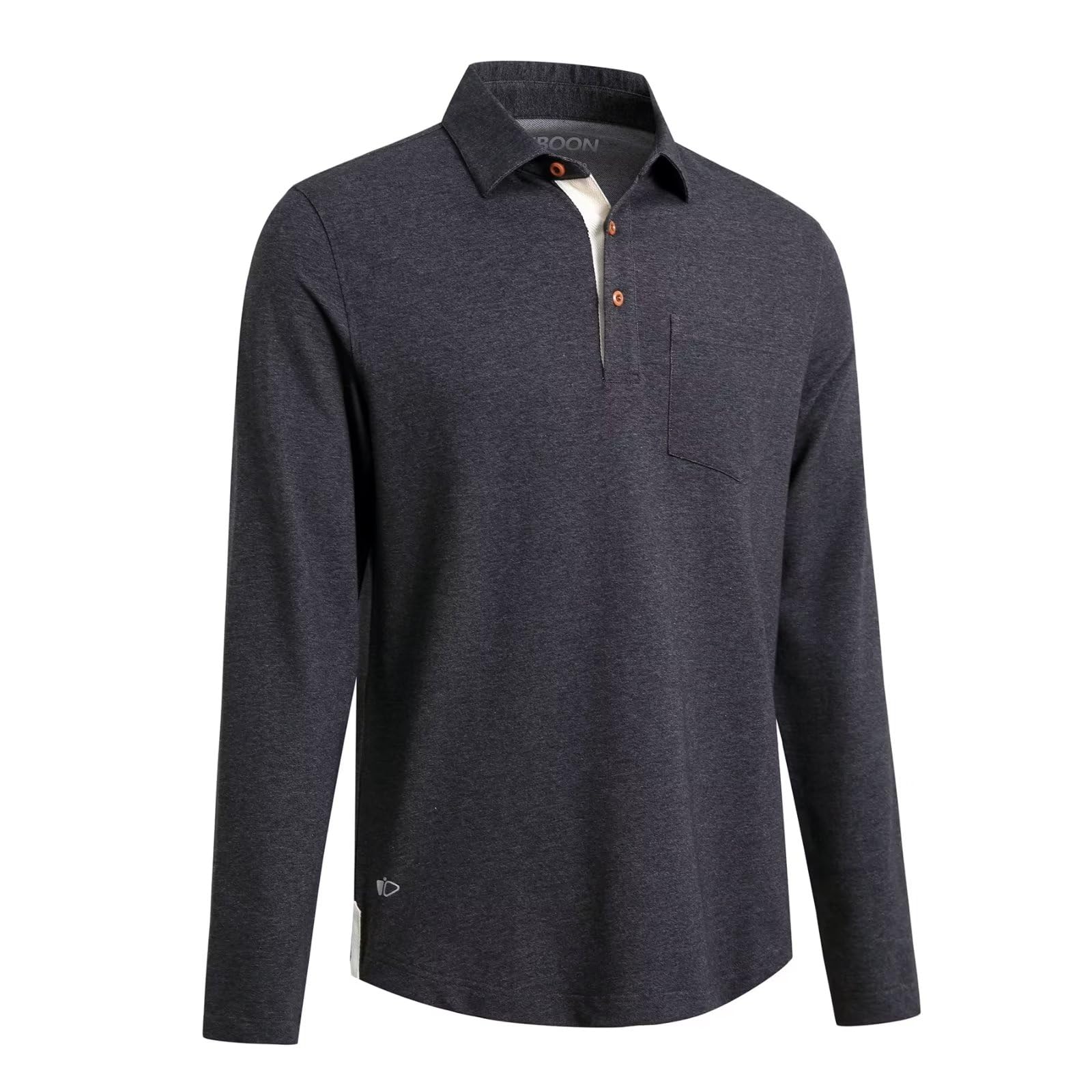 Men's Casual Cotton Blend Polo Shirts - Long & Short Sleeve with Pocket, Solid Colors, Drop Cut Collar | Perfect for Office, Golf, and Everyday Wear
