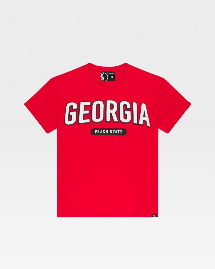 Georgia Red Football Jersey - Premium Sports Tee for Fans & Players - Perfect for Game Day, Tailgating & Team Spirit