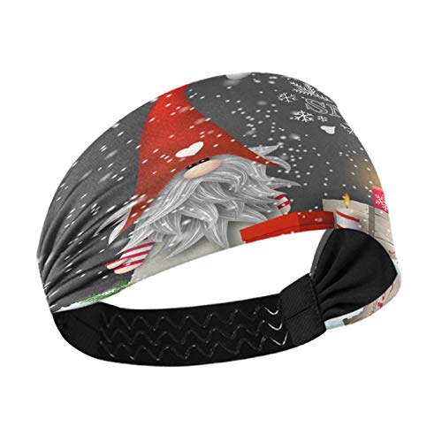 AHOMY Women's Sports Headbands - Breathable, Quick-Dry Elastic Hair Bands for Running & Workouts | Christmas Gnome Snowflake Gift Box | Perfect for Yoga, Gym & Outdoor Activities