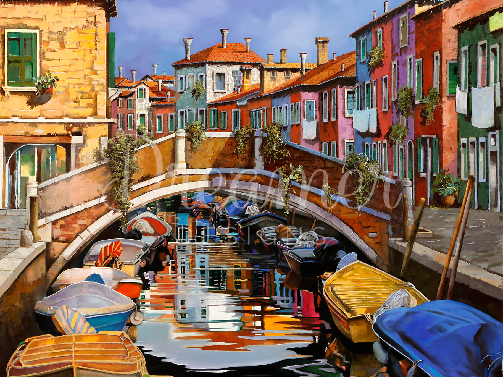 Burano and Its Colors - Vibrant Venetian-Inspired Home Decor for Living Room & Bedroom