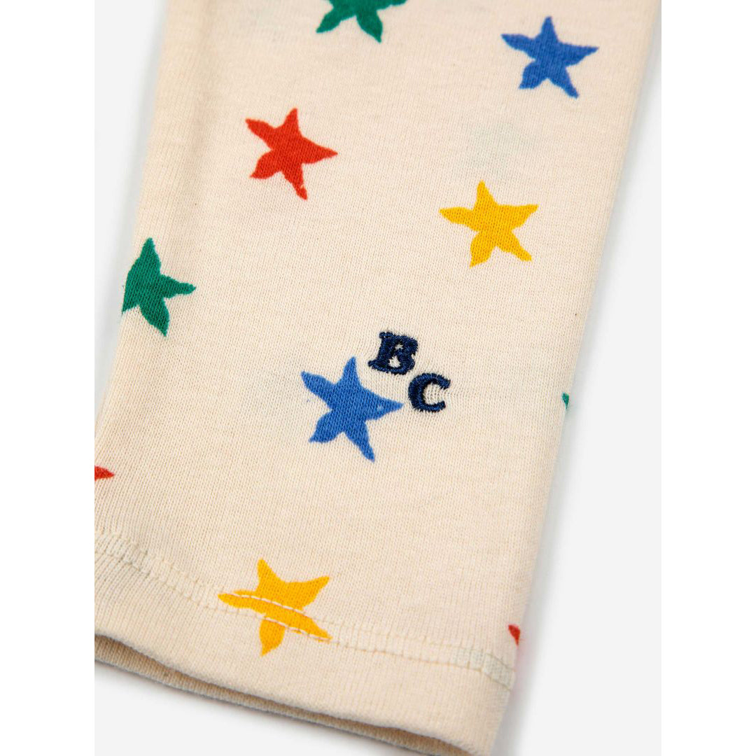 Bobo Choses Multicolor Stars Print Leggings for Kids - Soft & Stretchy Comfort Pants for Playtime, School & Everyday Wear