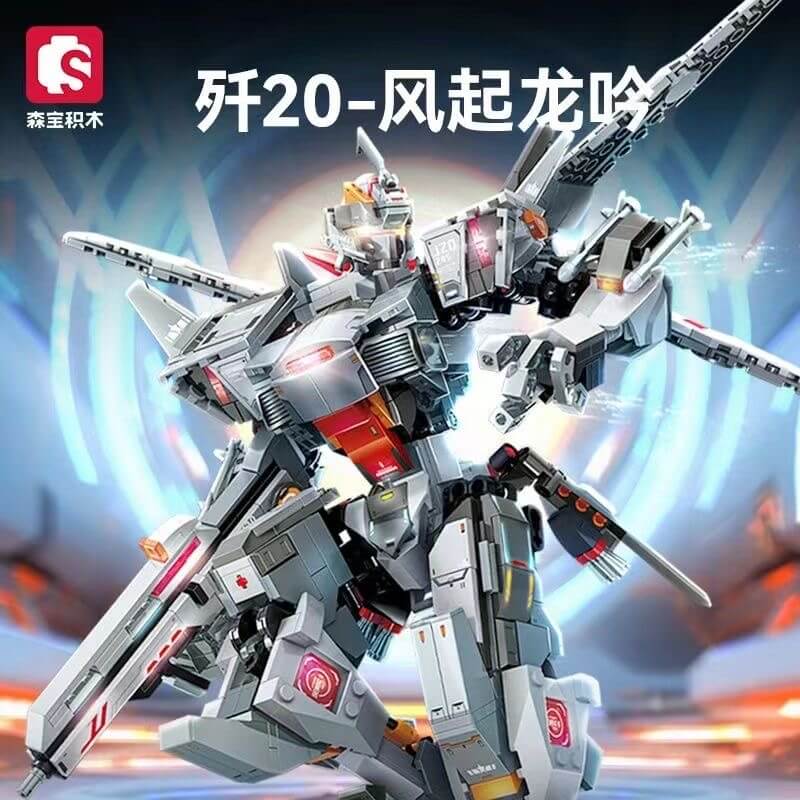 Sembo Military Mecha Building Blocks Set - Army Robot Model Kit for Adults & Kids - Creative DIY Construction Toy for Collectors & Enthusiasts - Perfect for Home Decoration, Gift Giving & STEM Learning Activities