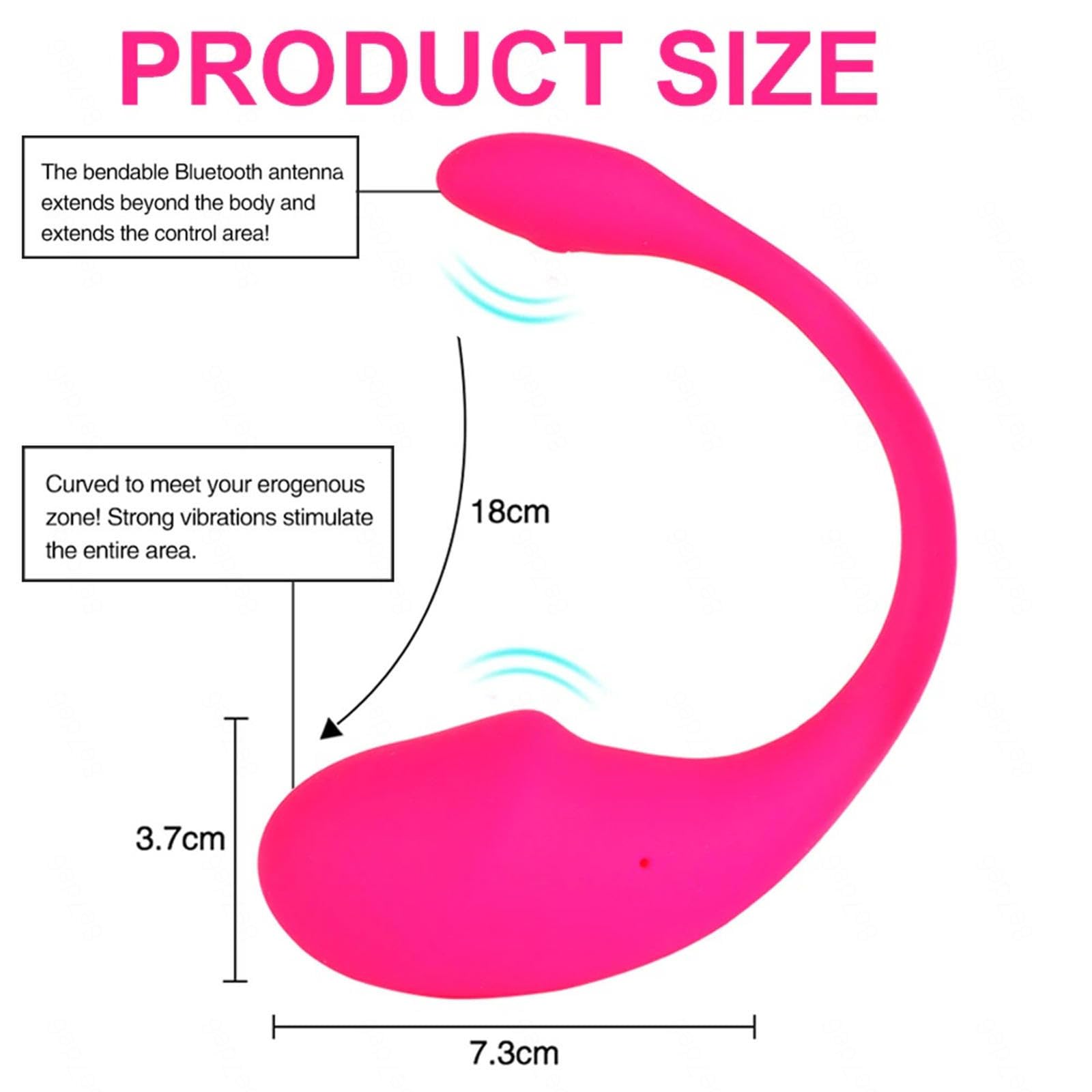 Premium Mini Vibrator with Wireless Bluetooth Remote Control - Silicone Rose Red Adult Toy for Couples, Solo Play, and Sensual Massage - Perfect for Gifts, Travel & Discreet Pleasure