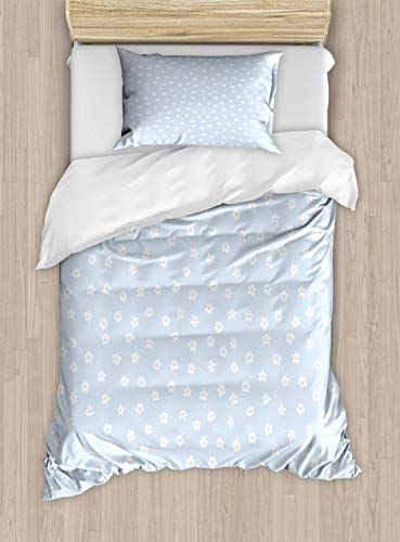 Baby Blue and White