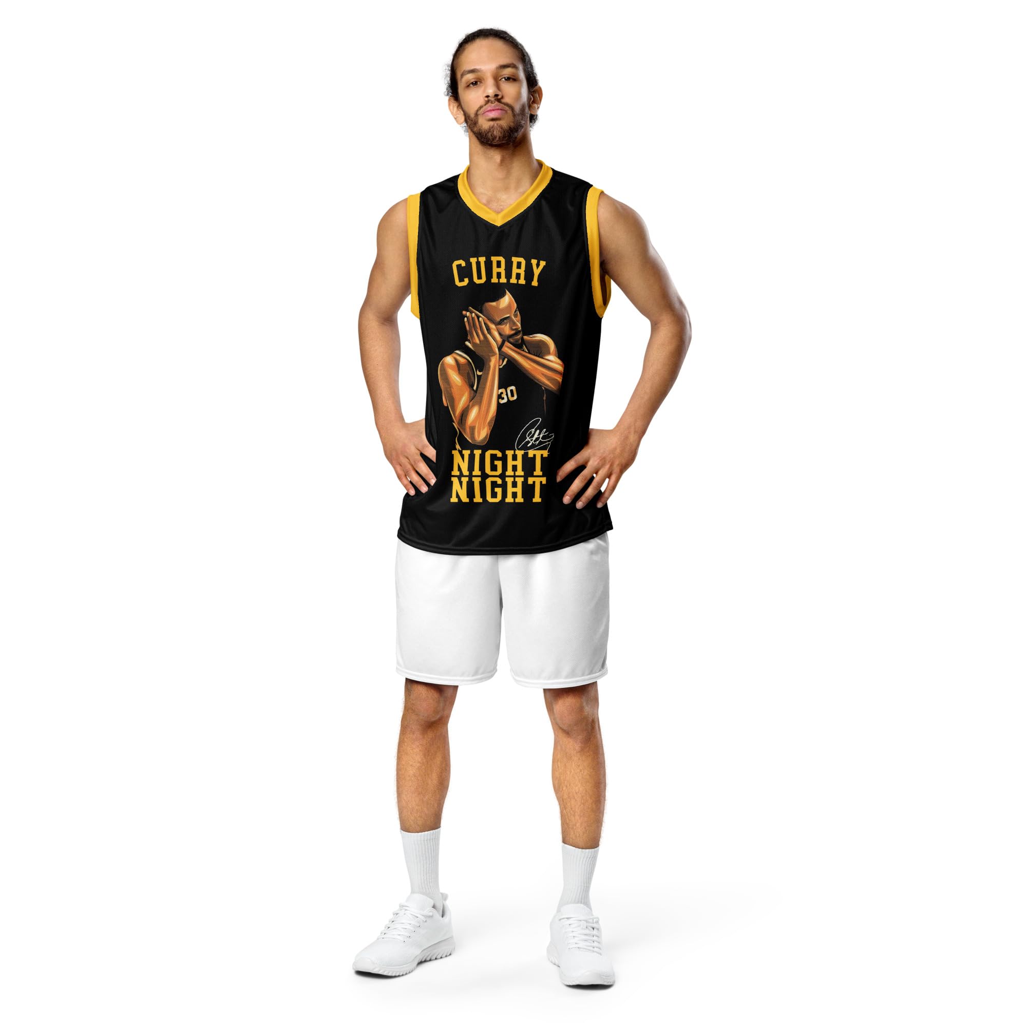 Recycled Unisex Curry Basketball Jersey - Golden State Warriors Fan Gear for Game Day & Casual Wear
