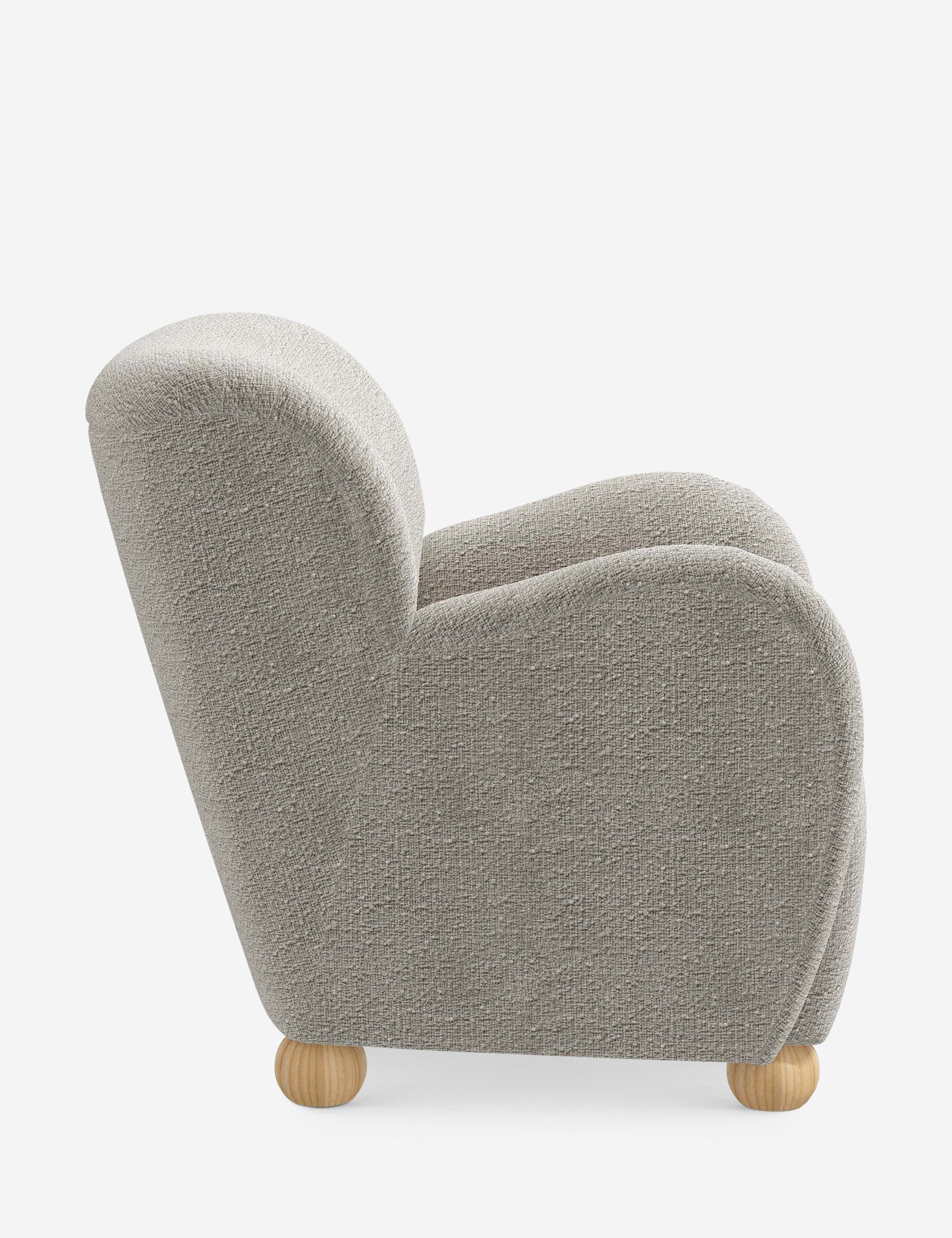 Baird Accent Chair - Modern Upholstered Lounge Chair for Living Room, Bedroom & Office - Stylish Comfortable Reading Chair with Solid Wood Legs - Perfect for Relaxing, Reading & Decorating