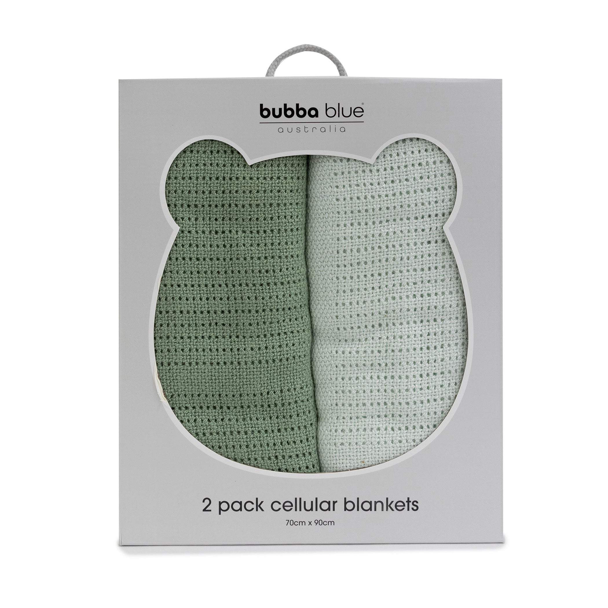 Nordic 2-Pack Cellular Blanket - Breathable Baby Blanket for Boys & Girls, Avocado & Forest Green - Perfect for Nursery, Stroller, and Swaddling