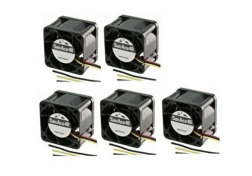 (5-Pack) Extra Cooling Plug-and-Play Quiet Replacement Fans for Cisco Linksys SGE2010P - Silent Server Cooling Solution for Network Equipment Maintenance and Data Center Cooling