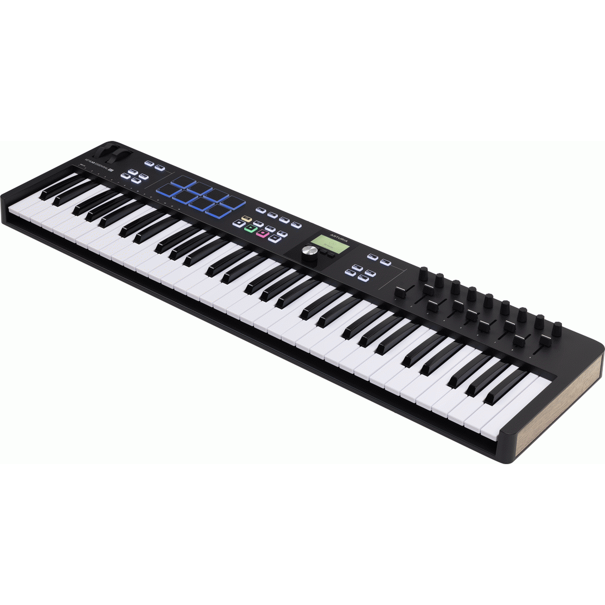 Arturia Keylab Essential 3 61-Key MIDI Keyboard Controller - Black | Professional Music Production & Performance for Home Studio & Live Shows