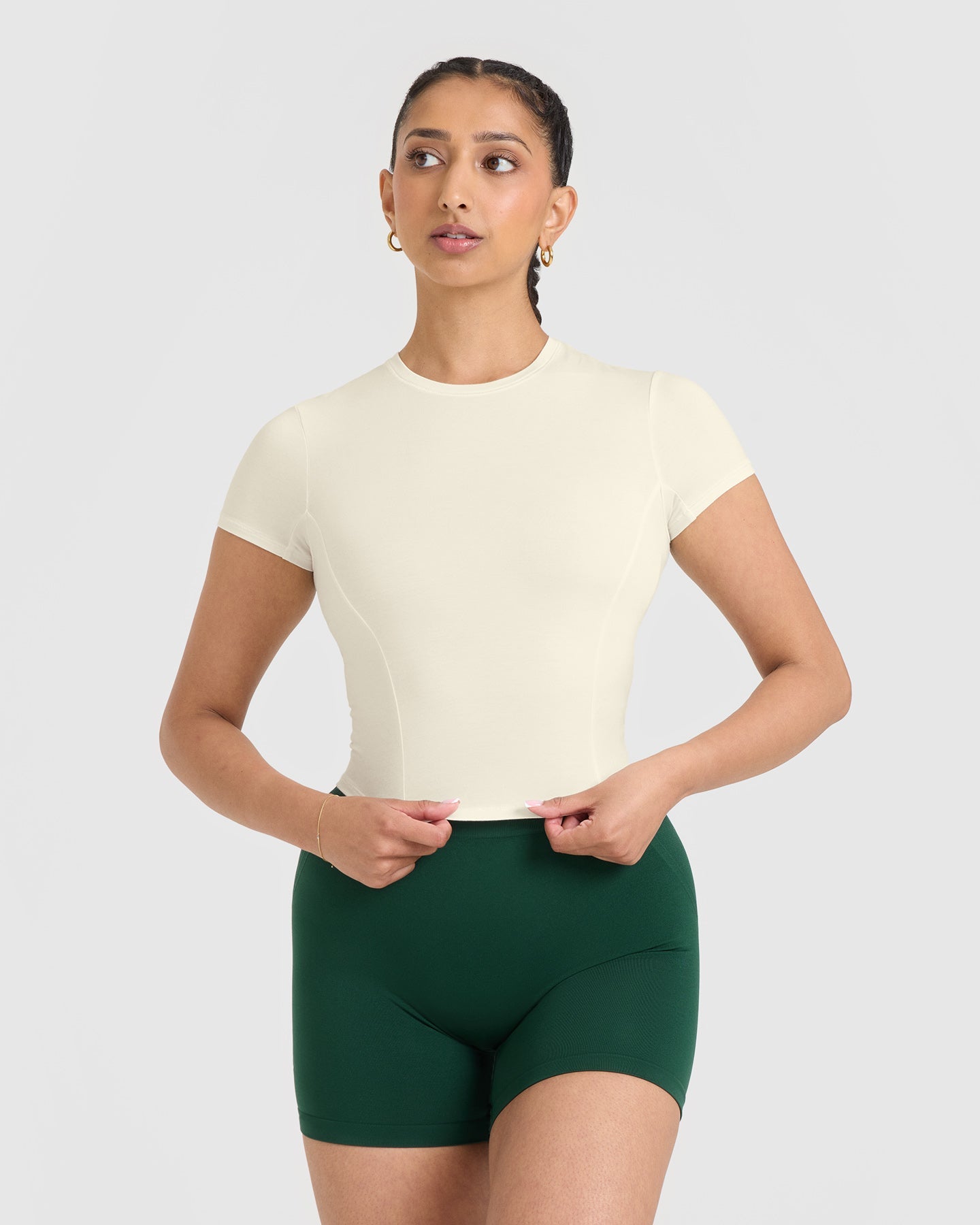 Mellow™ Soft Mid Short Sleeve T-Shirt for Men & Women | Comfortable Cotton Casual Tee | Perfect for Everyday Wear, Gym & Outings - Off White