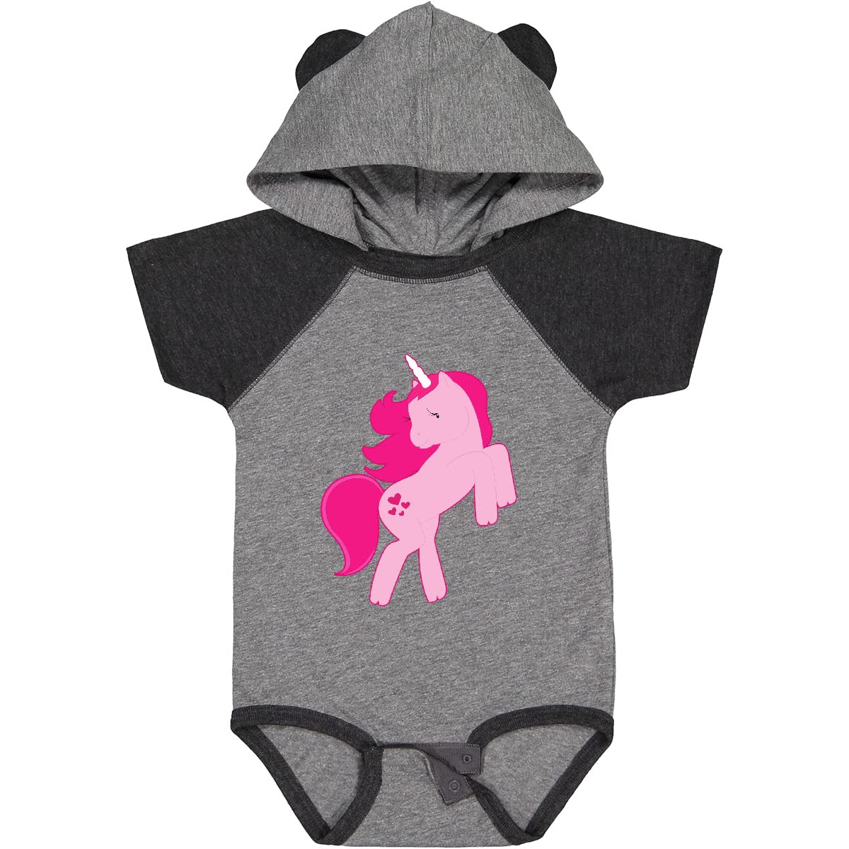 Inktastic Pink Unicorn Baby Bodysuit - Cute Unicorn Onesie for Newborns & Infants - Soft Cotton Baby Romper for Girls & Boys - Perfect for Birthdays, Photo Shoots & Everyday Wear