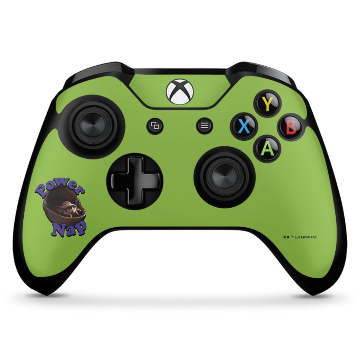 Star Wars Yoda Grogu Skin Compatible with Microsoft Xbox One X Controller - Protective Vinyl Decal Sticker for Gaming & Collectibles