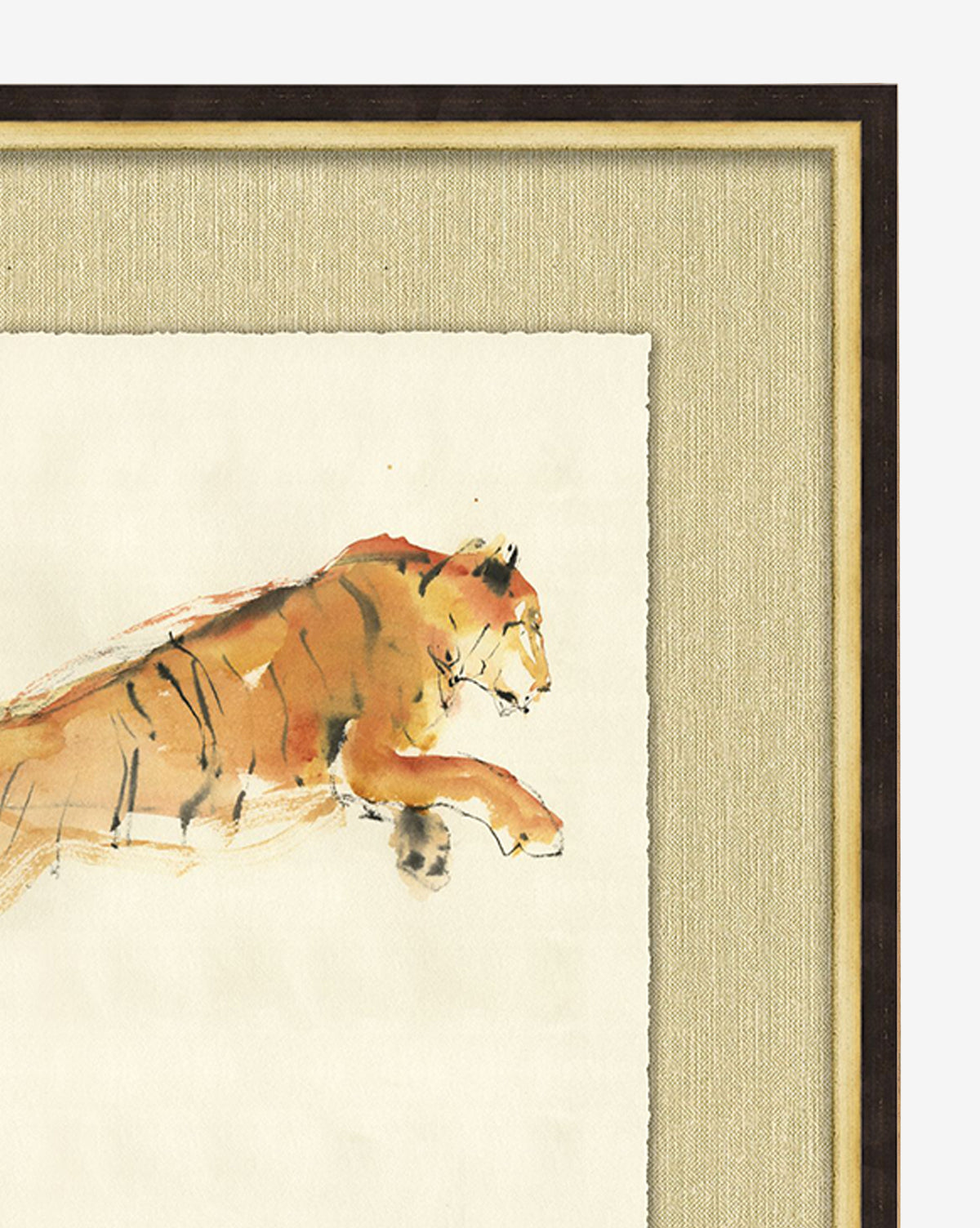 Pouncing Tiger Statue - Handcrafted Asian Home Decor for Living Room, Office & Feng Shui
