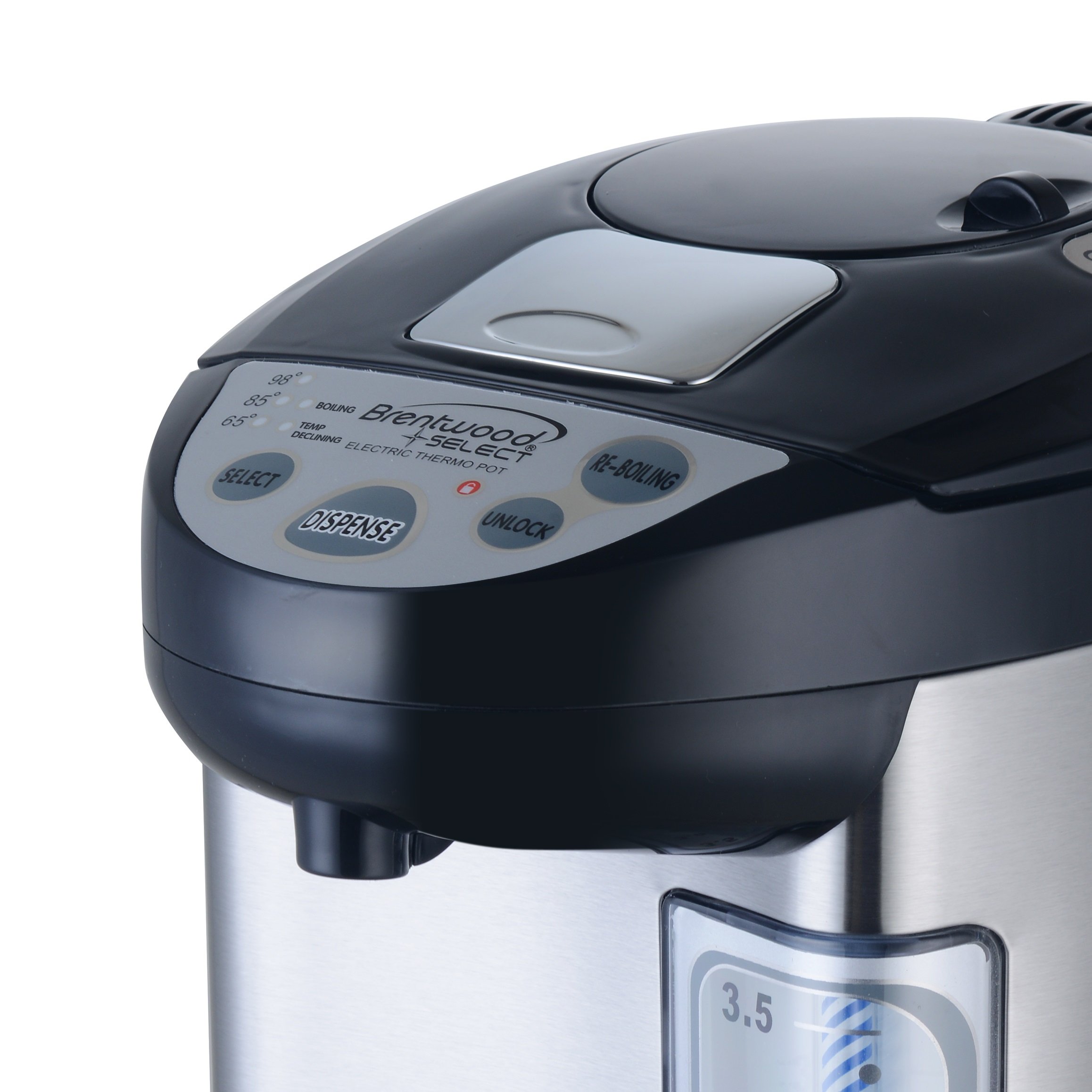 Brentwood Select KT-40BS 4-Liter Stainless Steel Electric Instant Hot Water Dispenser - Perfect for Kitchen, Office & Tea/Coffee Brewing