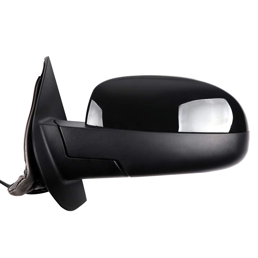 OCPTY Black Left & Right Side Mirrors for 2007-2013 Chevy Silverado 1500 - Smooth Glass, Turn Signal, Heated, Manual Fold, Memory Function | Replacement for Damaged Mirrors, Perfect for Off-Roading & Daily Driving