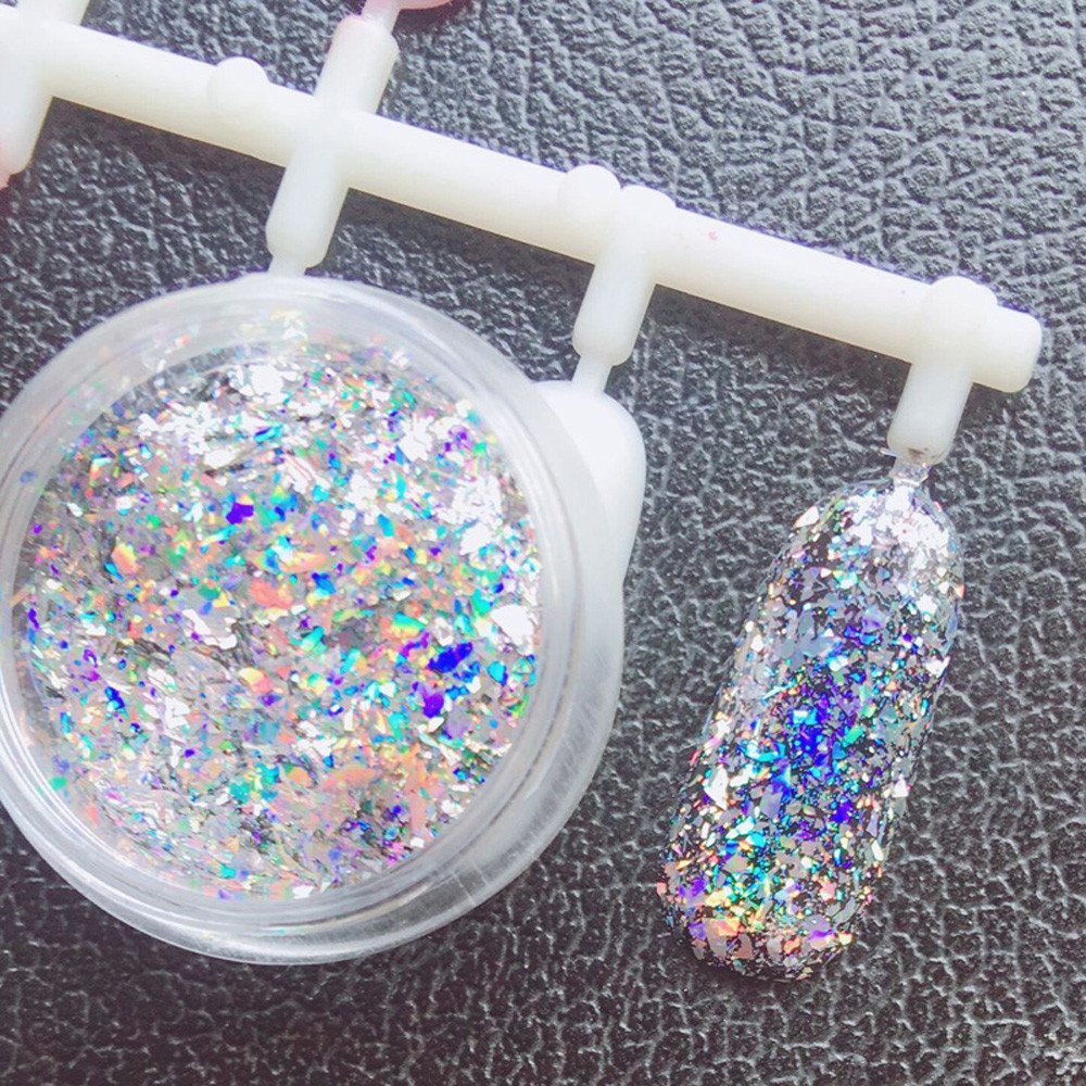Magic Sequins Powders - Mirror Glitter Nail Art Kit for DIY Manicure & Nail Design | Perfect for Parties, Weddings, and Special Occasions