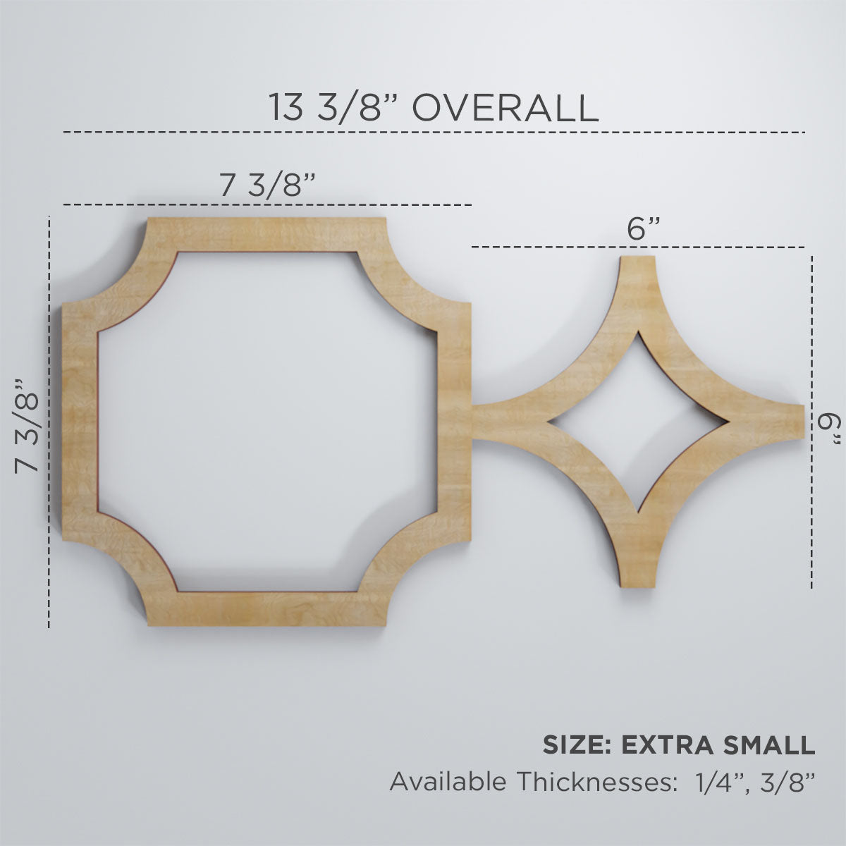 Anderson Decorative Fretwork Wall Panels - Laser Cut Wooden Room Dividers & Decorative Screens for Home, Office, and Wedding Decor