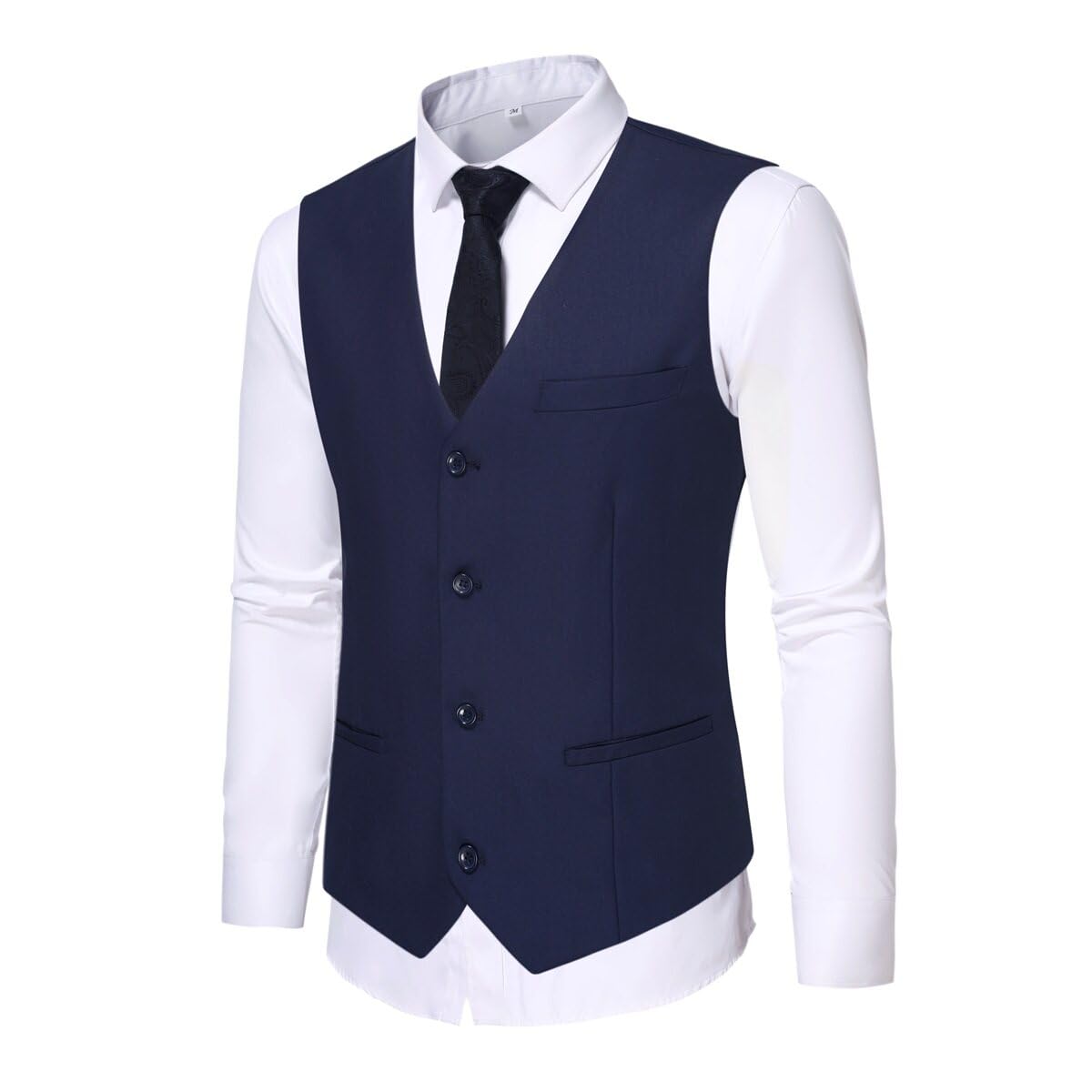 YYNUDA Men's Slim Fit Business Suit Set - 2 Piece Formal Vest & Pants for Groomsmen, Tuxedo, Prom | Perfect for Weddings, Office Wear & Special Occasions