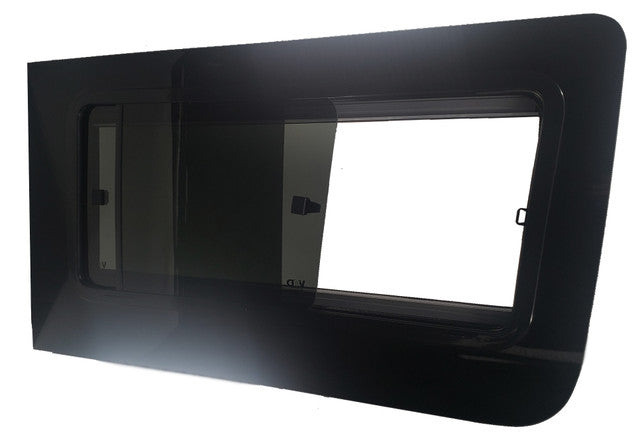 VWD Mercedes Sprinter Double Slider Window Replacement for 2007+ Models - Passenger Side Sliding Door (Part #T904702) | Perfect for Van Conversions, RV Camping & Delivery Vehicles