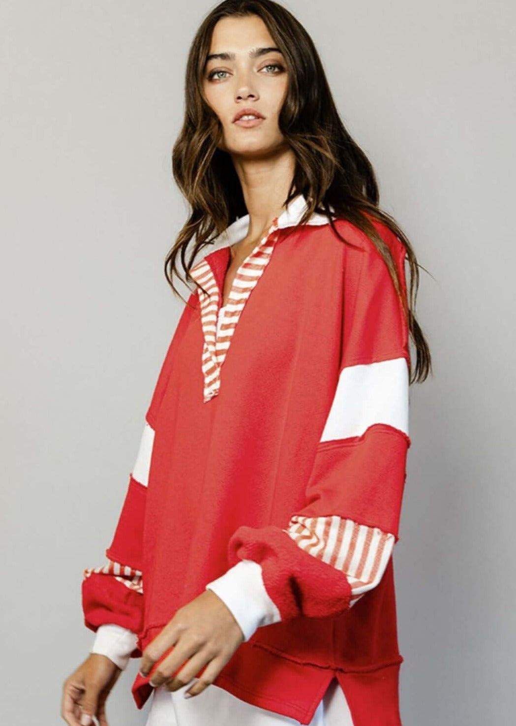 Premium Oversized Cotton Sweatshirt - Made in USA - Soft & Comfortable Pullover for Women & Men - Perfect for Casual Wear, Lounge & Street Style Fashion