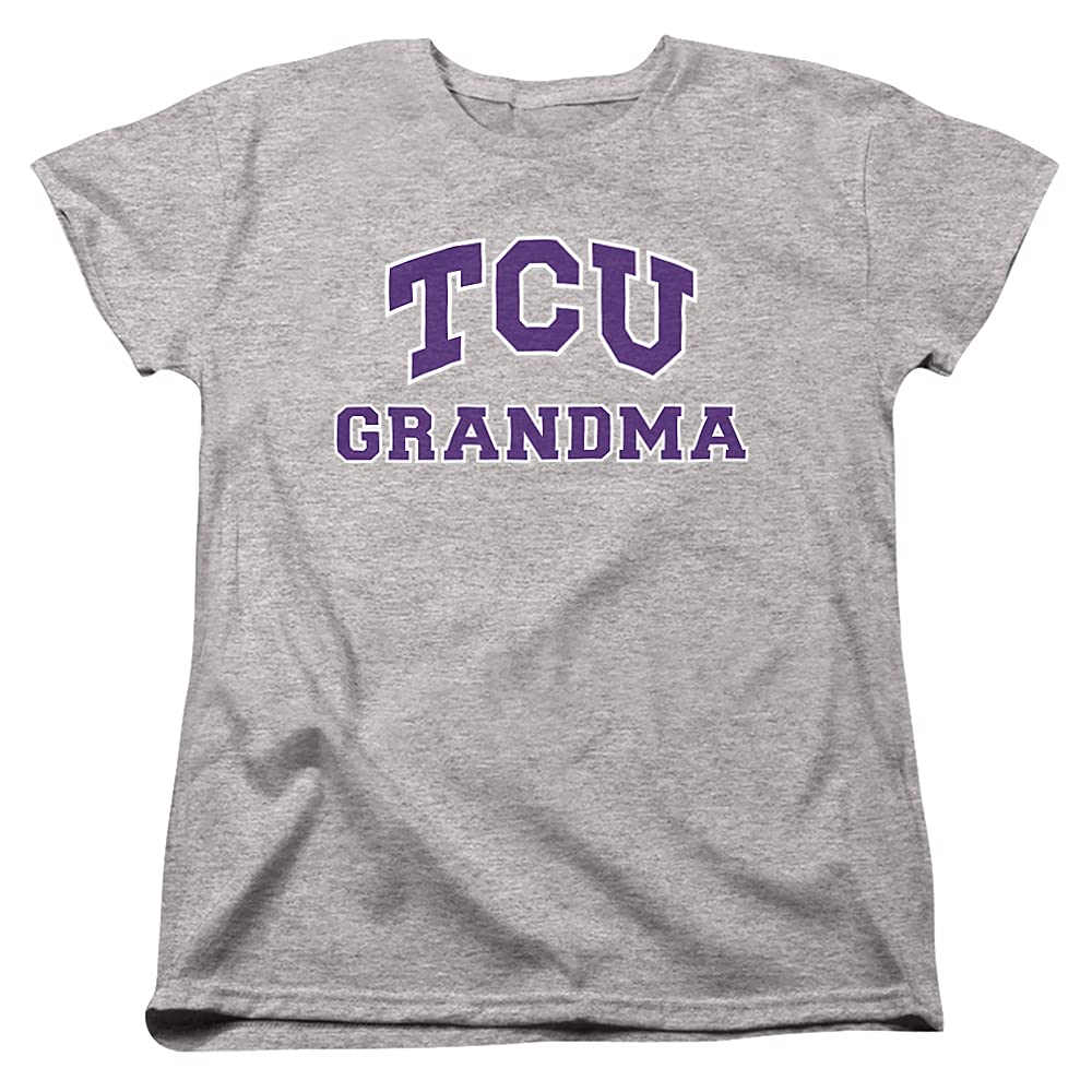 Texas Christian University TCU Official Grandma Women's T-Shirt - Comfortable Cotton Tee for School Spirit, Gameday & Family Gatherings