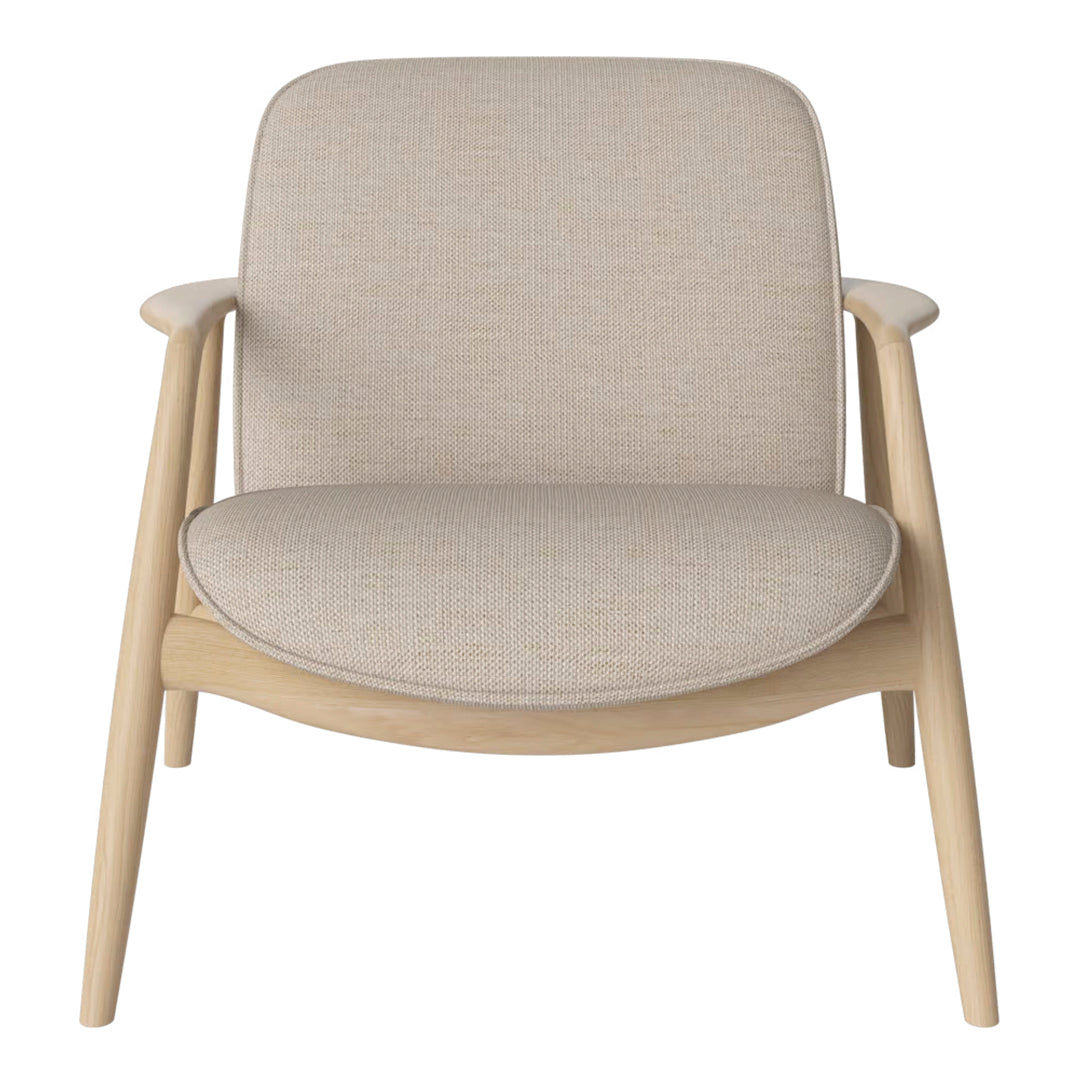 Bowie Lounge Chair - Modern Accent Chair for Living Room, Bedroom & Office - Comfortable Mid-Century Style Reading Chair with Sturdy Wooden Legs