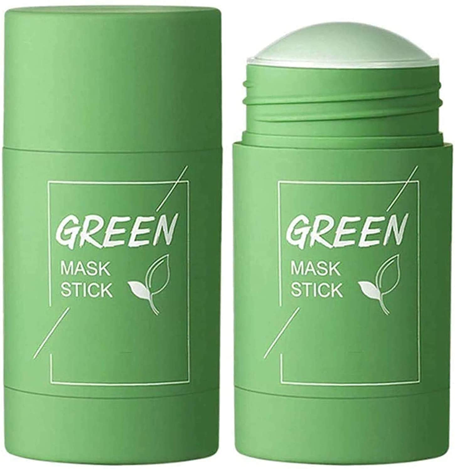 UTRUST Green Tea Purifying Clay Stick Mask - Oil Control & Anti-Acne Treatment | Eggplant Extract for Deep Cleansing | Portable Solid Mud Mask for Face Detox (40g) | Perfect for Travel, Oily Skin Care & Acne-Prone Skin Routine