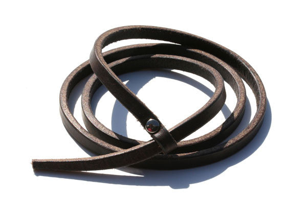 Elegant Narrow Multi-Wrap Cuff Bracelet in Chocolate Brown - Perfect for Casual, Office & Evening Wear