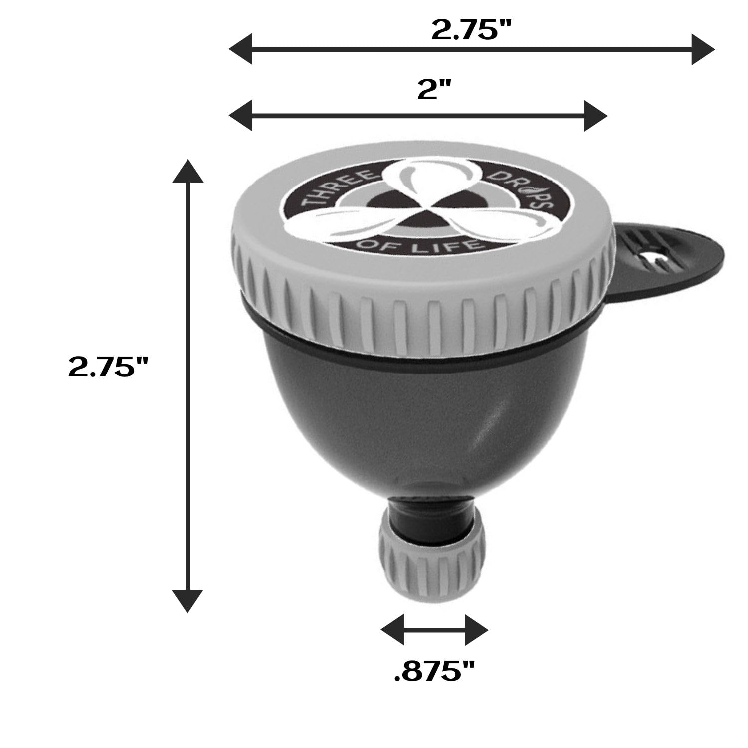 Portable Protein Powder Funnel for Gym & Travel - 70ML Supplement Container with Fill & Go Design | Perfect for Shaker Bottles, Pre-Workout & On-the-Go Nutrition