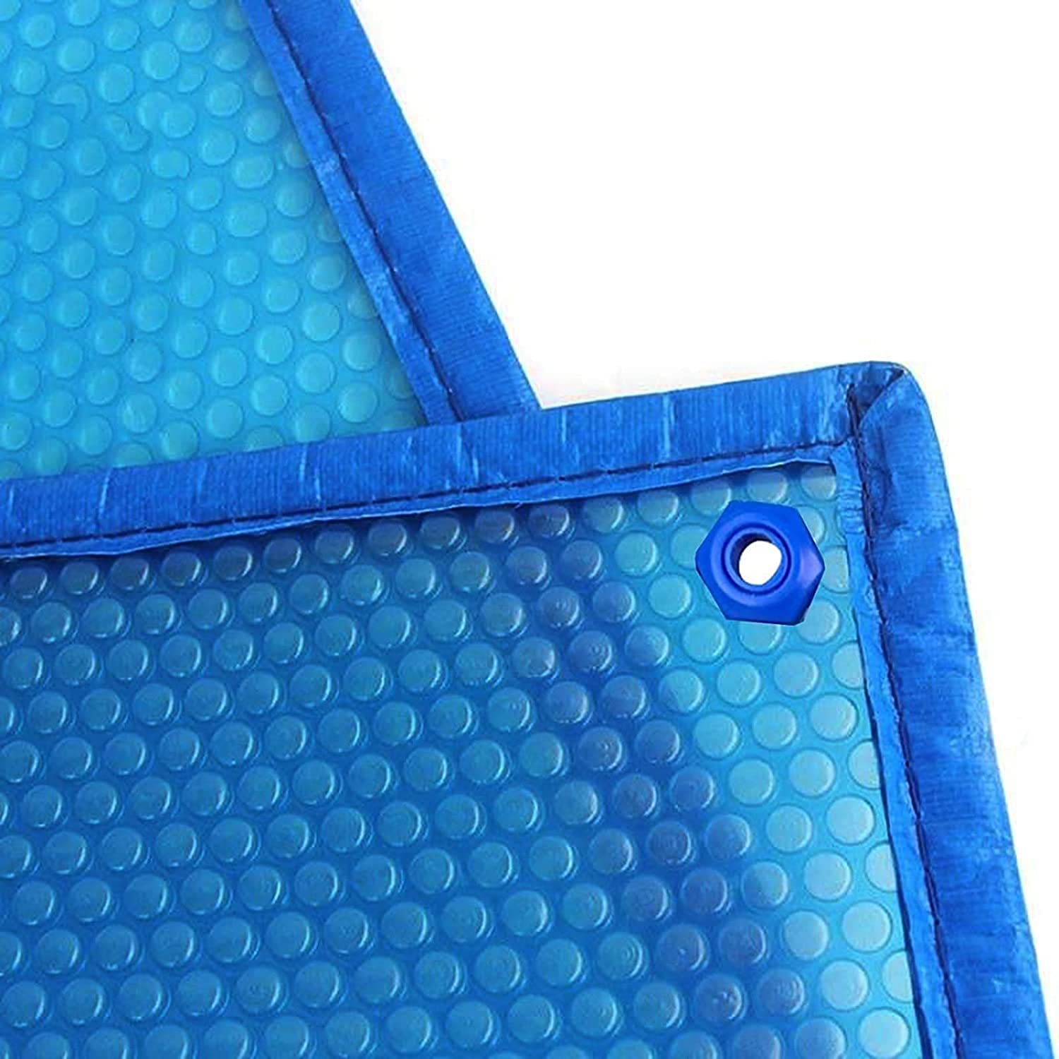 **Blue Bubble Solar Pool Cover for Above Ground Pools & Hot Tubs – 3x3.5m (10ftx11.5ft) – PE Material, Dust-Proof, Leaf-Proof – Keeps Water Warm & Clean – Perfect for Summer Swimming & Relaxation**