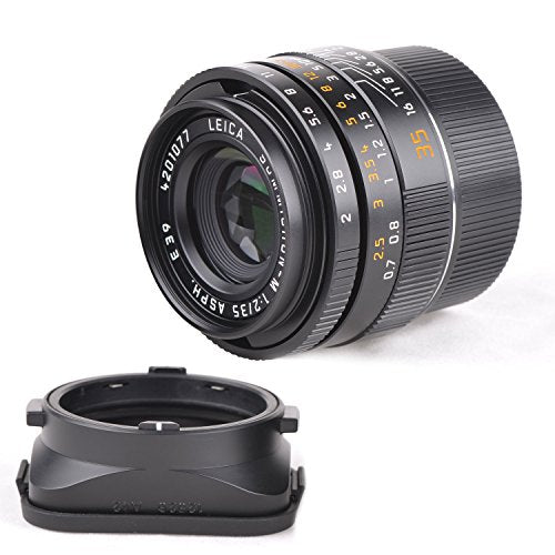 Leica M 35mm f/2 Summicron Aspherical Lens - Black | Premium Prime Lens for Leica M Cameras | Perfect for Street Photography, Portraits & Travel