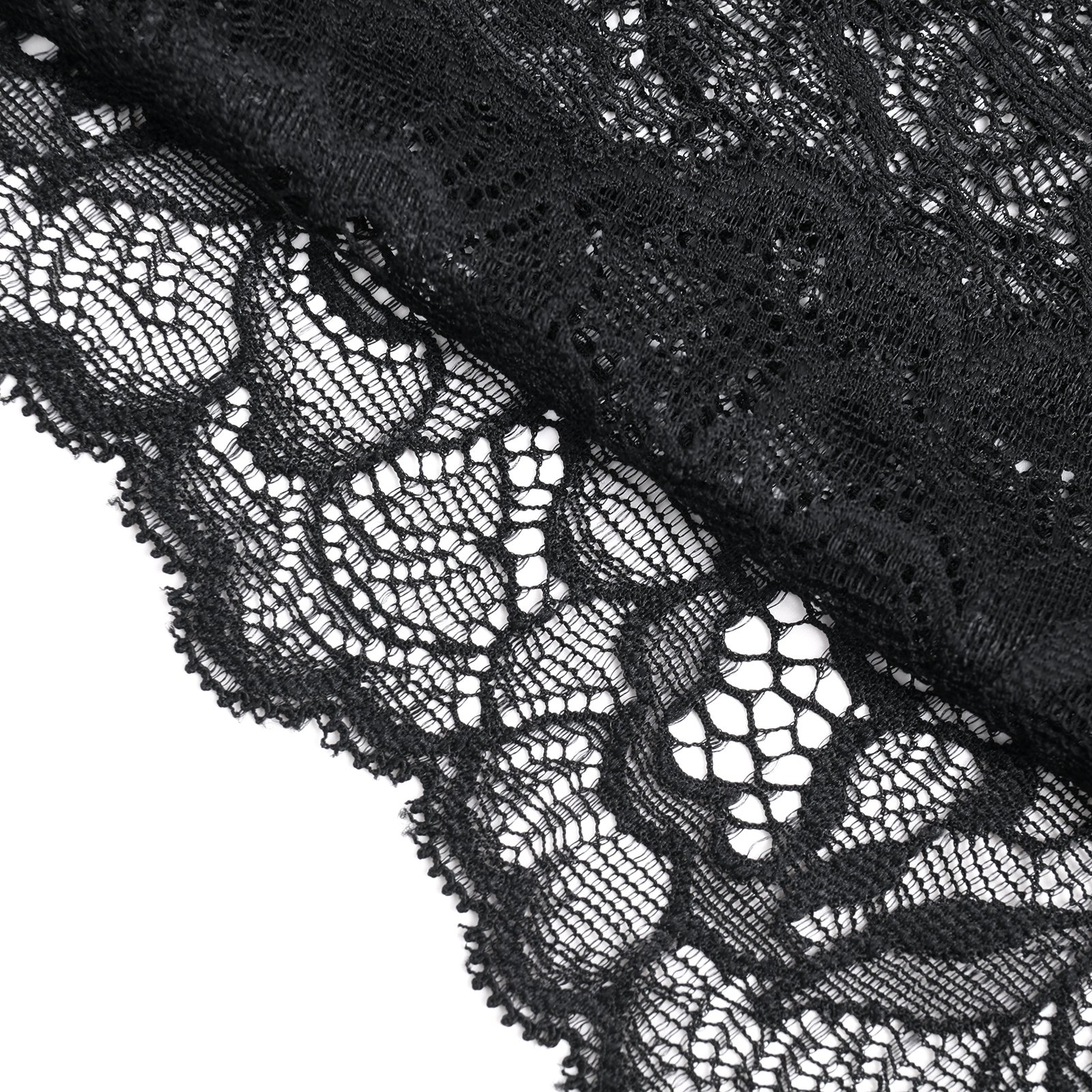Floral Lace Plus Size Bandeau Bra Top for Women - Strapless Wrap Cami Bralette for Summer Outfits & Beach Wear